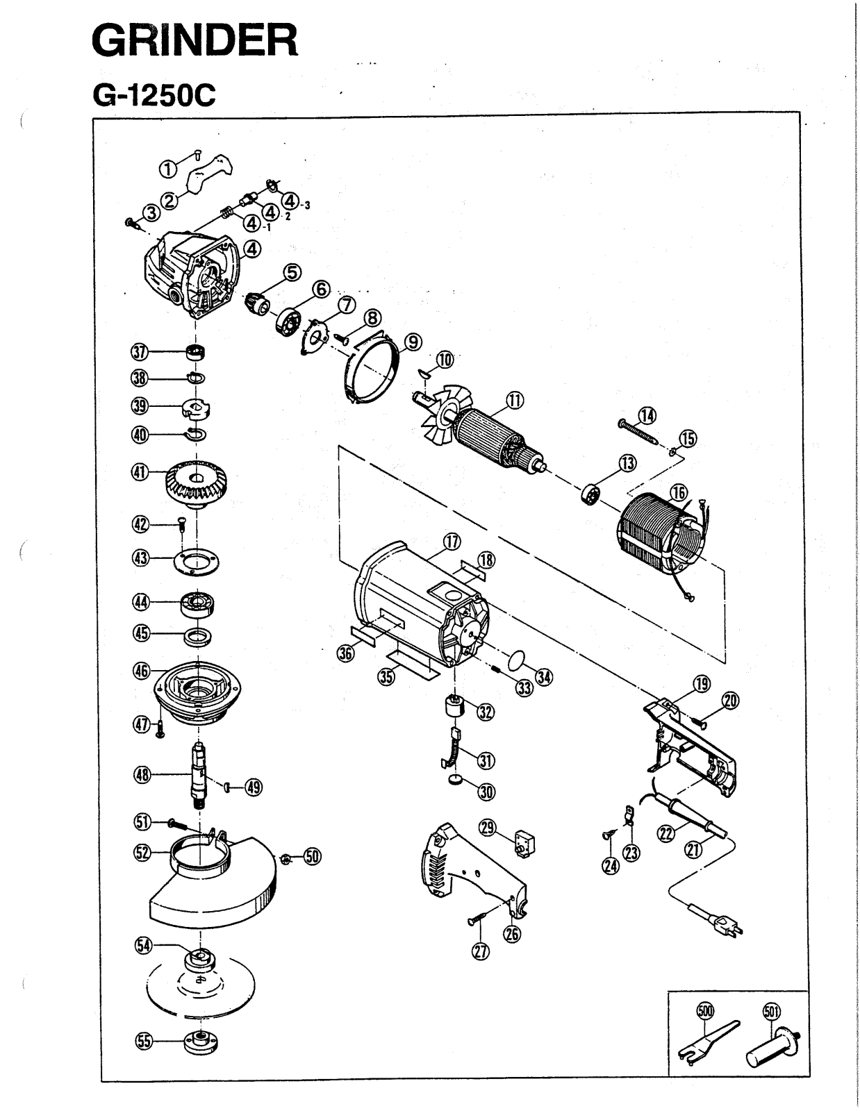 Ryobi G1250C User Manual