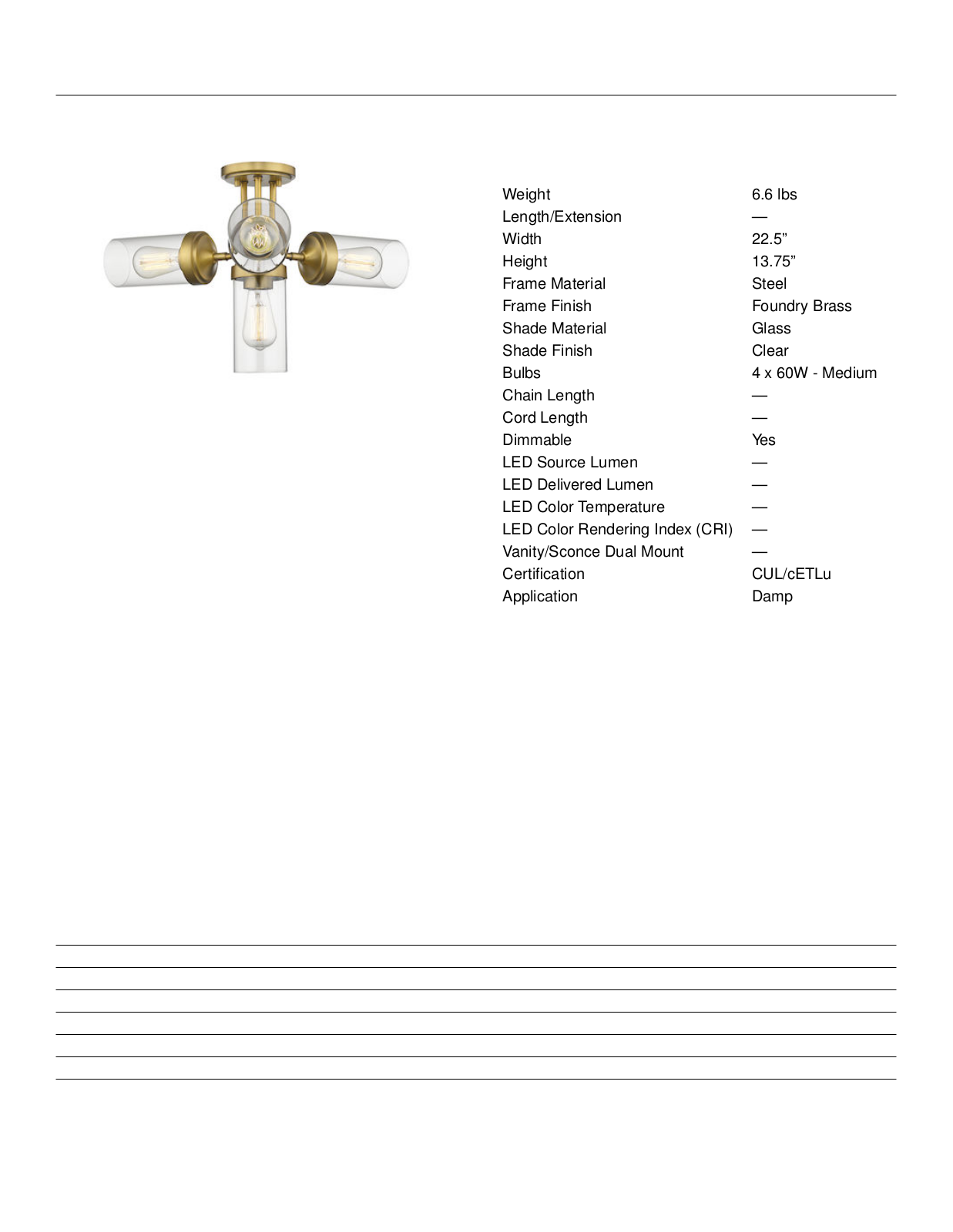 Brayden Studio BRSU4649 Specifications