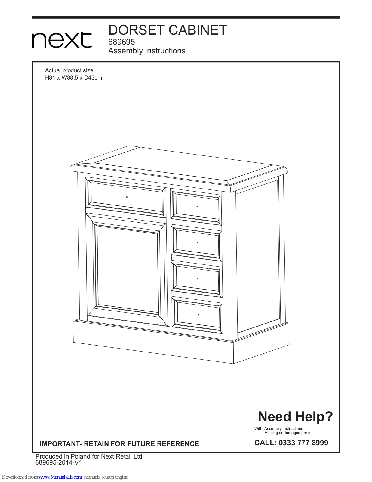 Next 689695 Assembly  Manual - ManualMachine.com