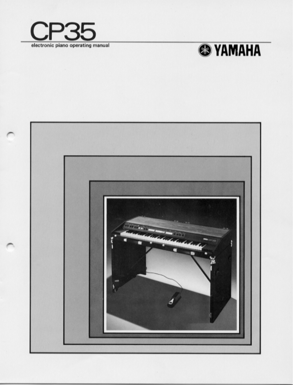 Yamaha CP35E User Manual