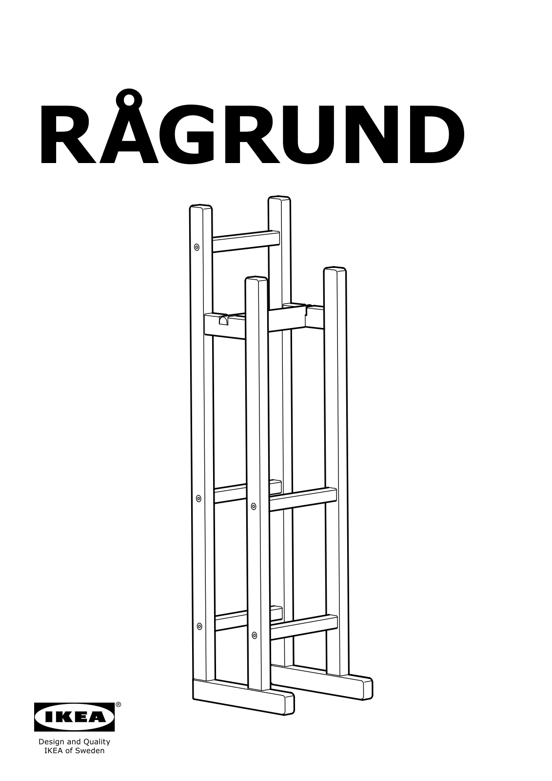 IKEA RÅGRUND Toilet roll stand User Manual