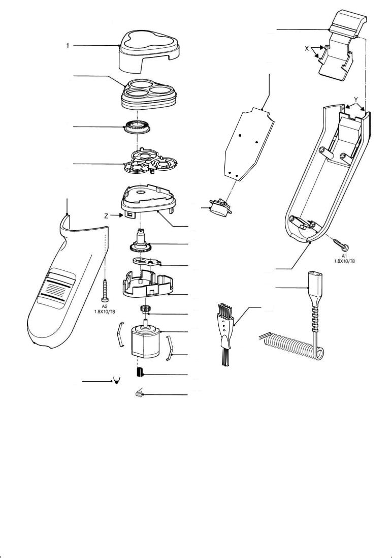 Philips HQ4421A Service Manual