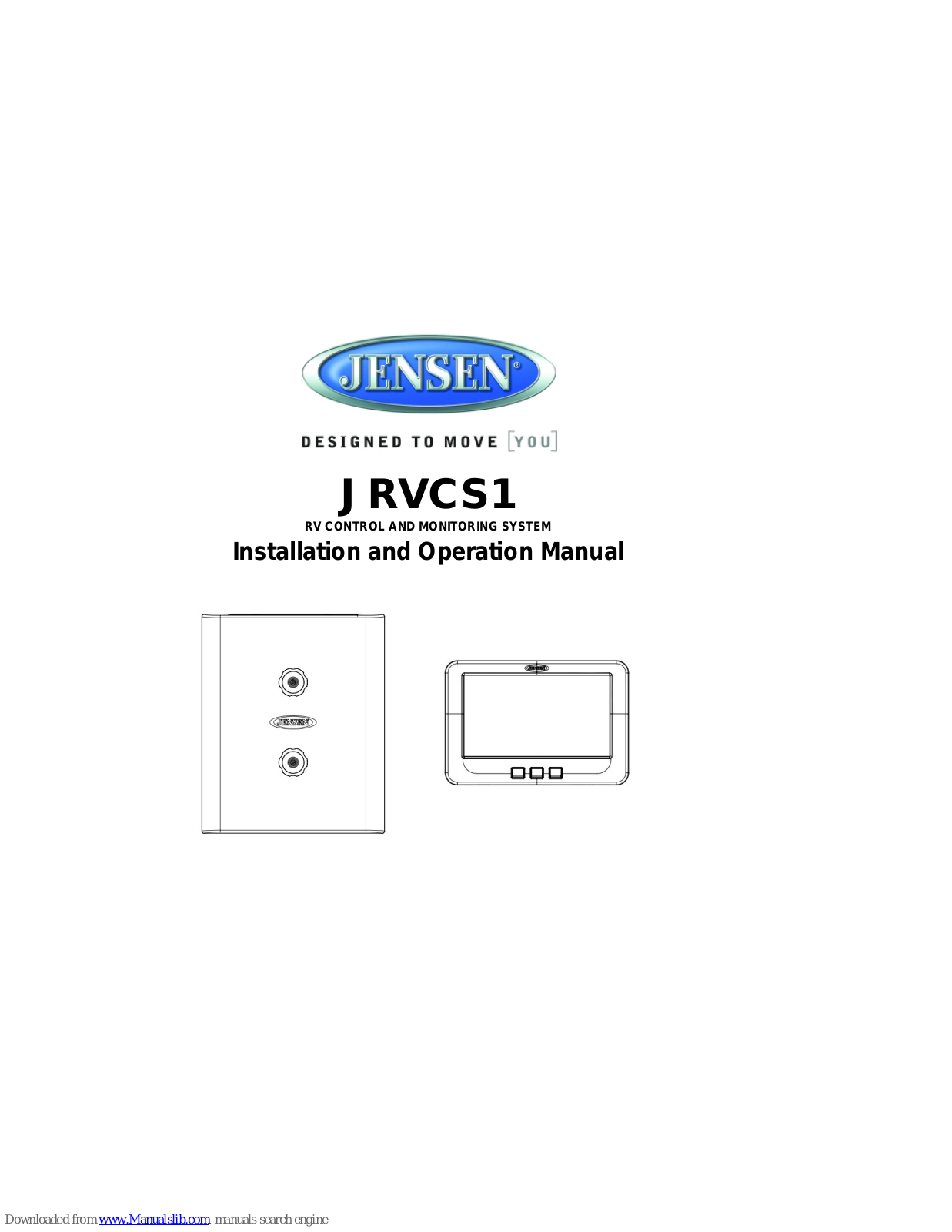 Jensen JRVCS1 Installation And Operation Manual