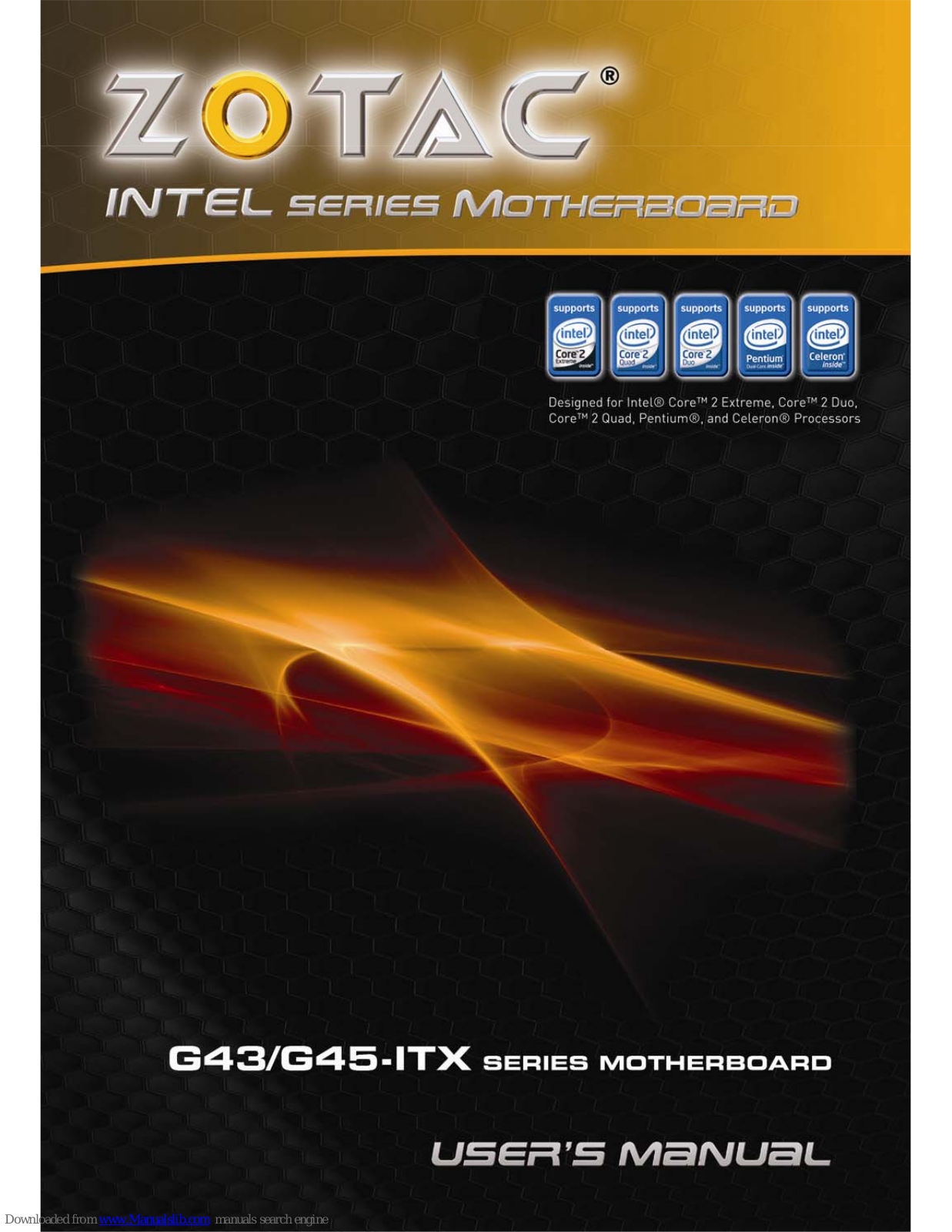 Zotac G43-TX, G45-ITX User Manual