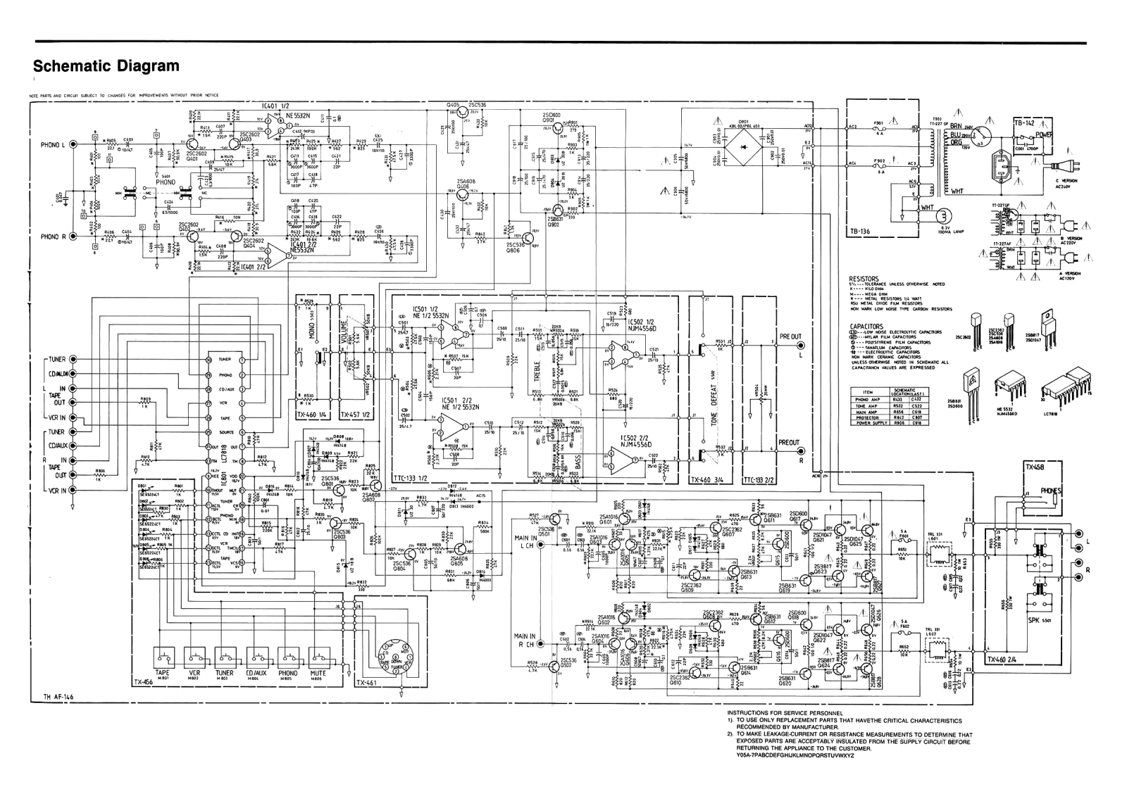 ACOUSTIC A 04 Service Manual