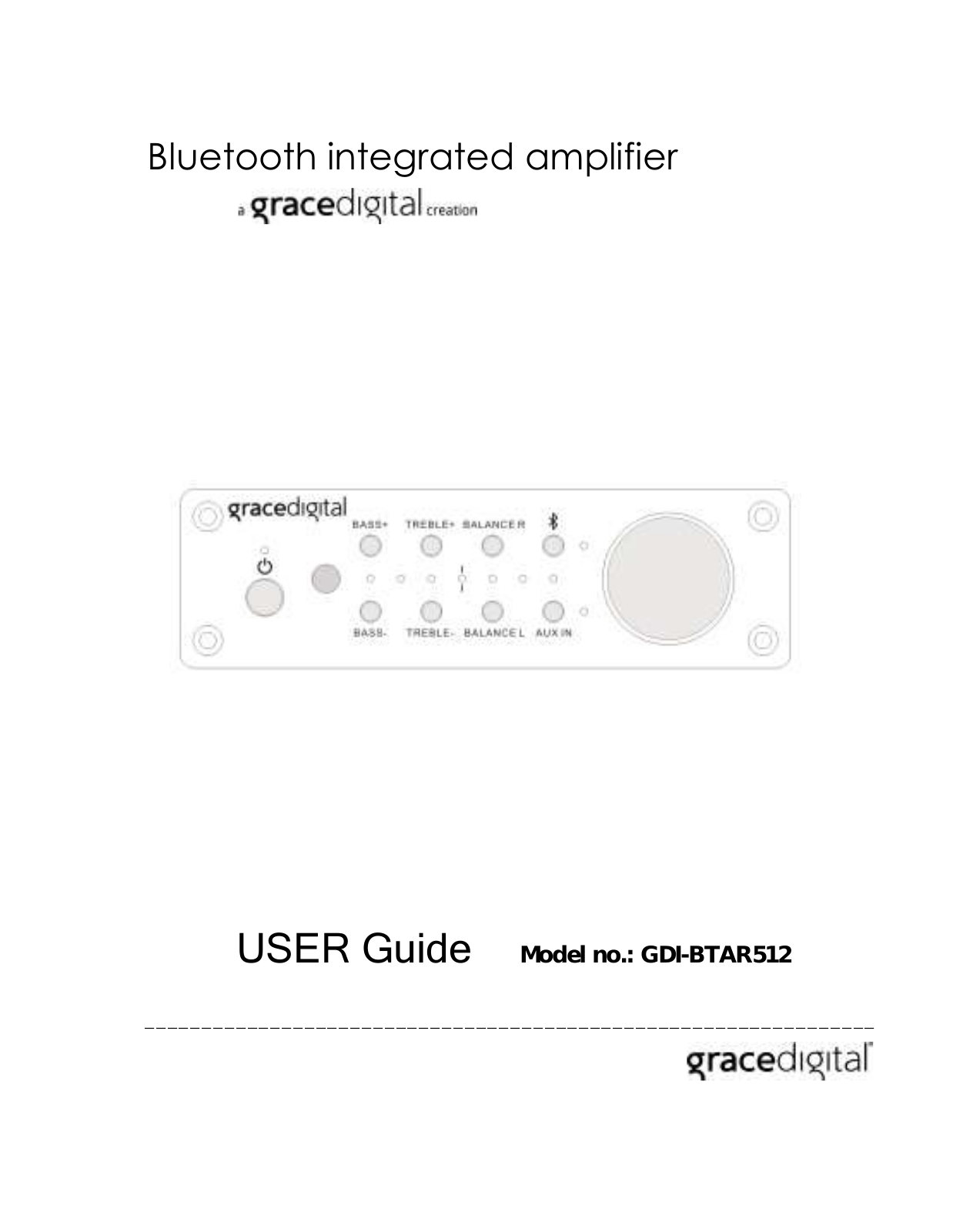 Grace Digital GDI-BTAR512 User Manual