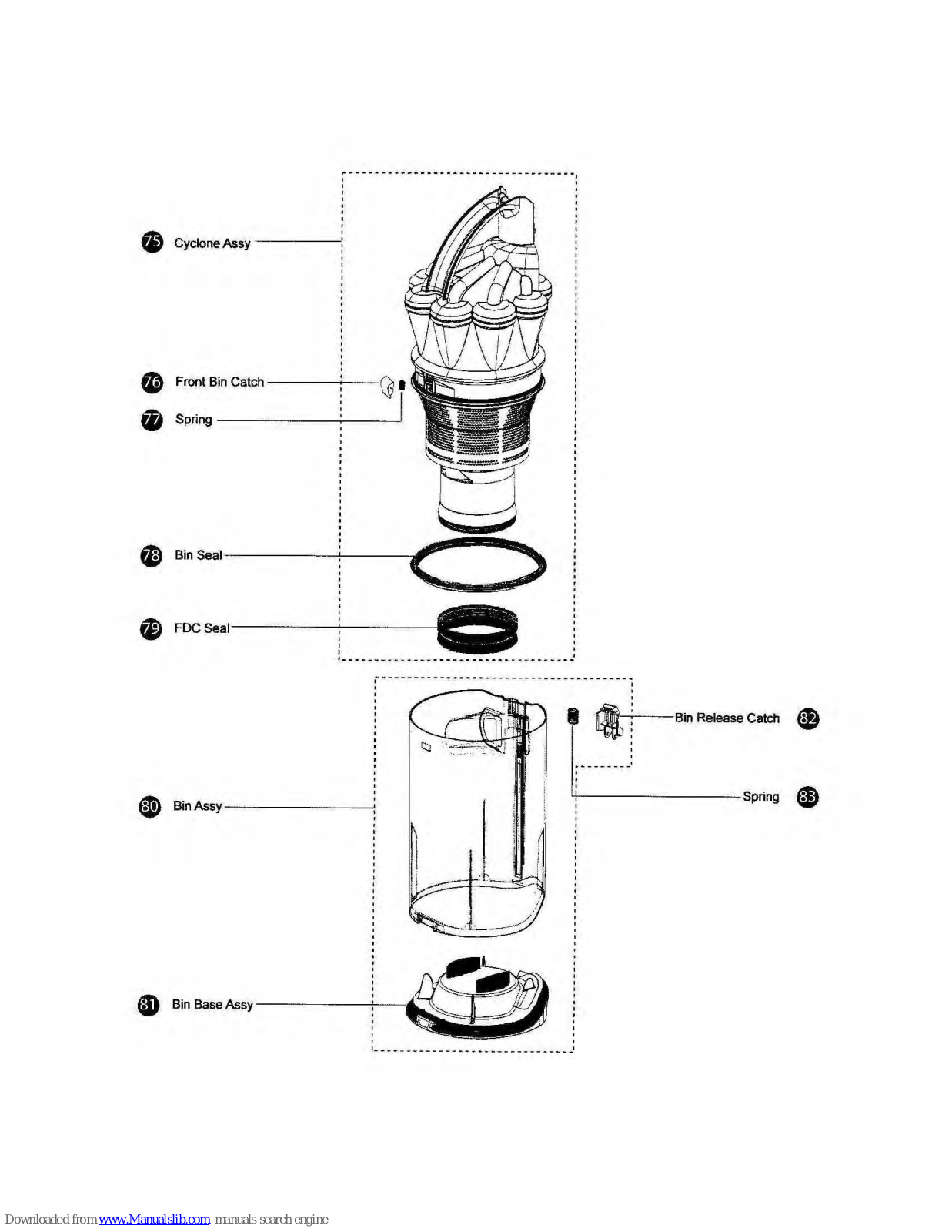 Dyson DС17 Absolute, DС17 Asthma And Allergy, DС17 Total Clean Parts List