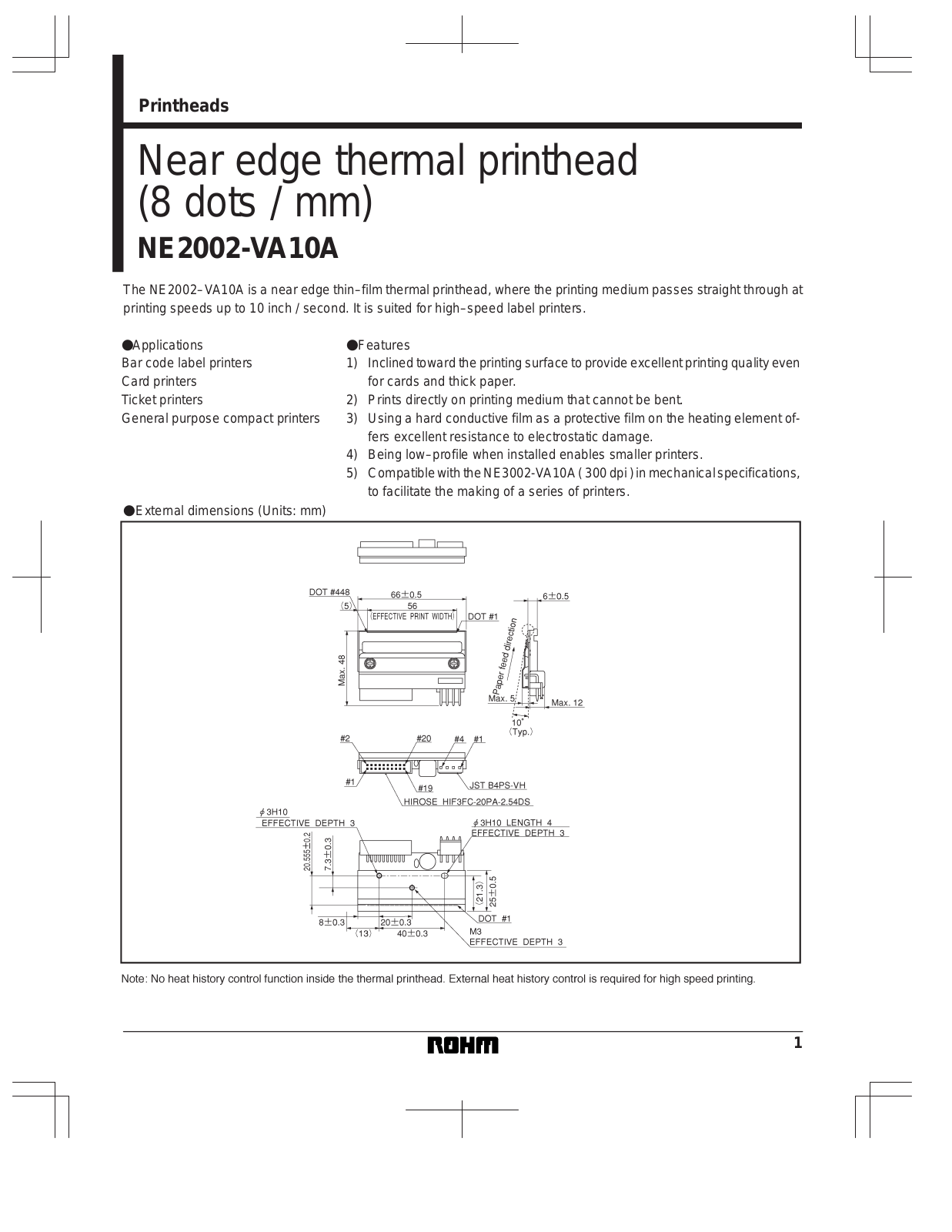 ROHM NE2002-VA10A Datasheet