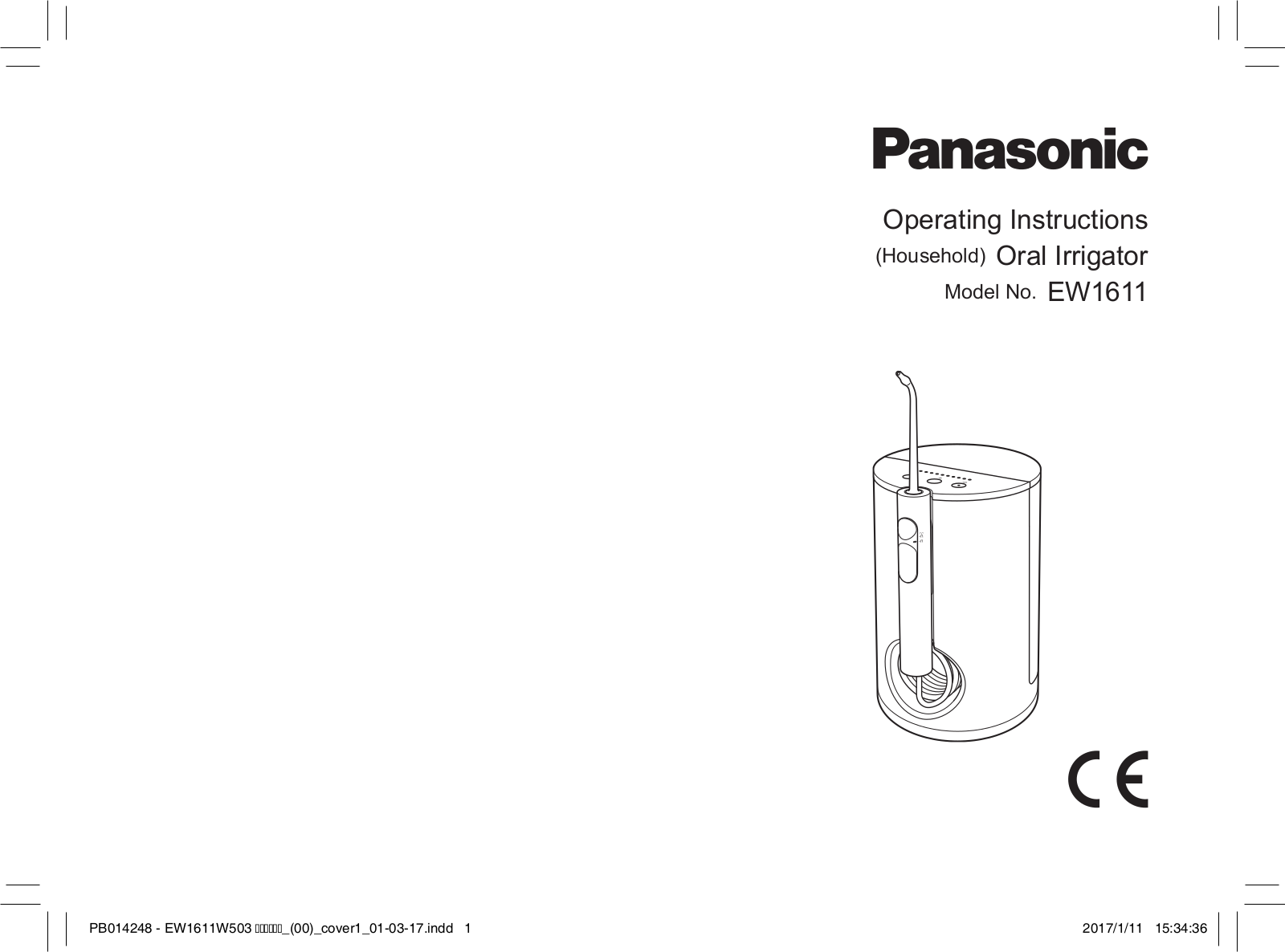 Panasonic EW1611 User Manual