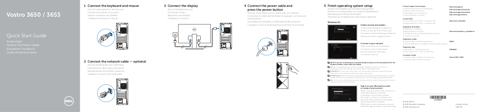 Dell Vostro 3653 User Manual