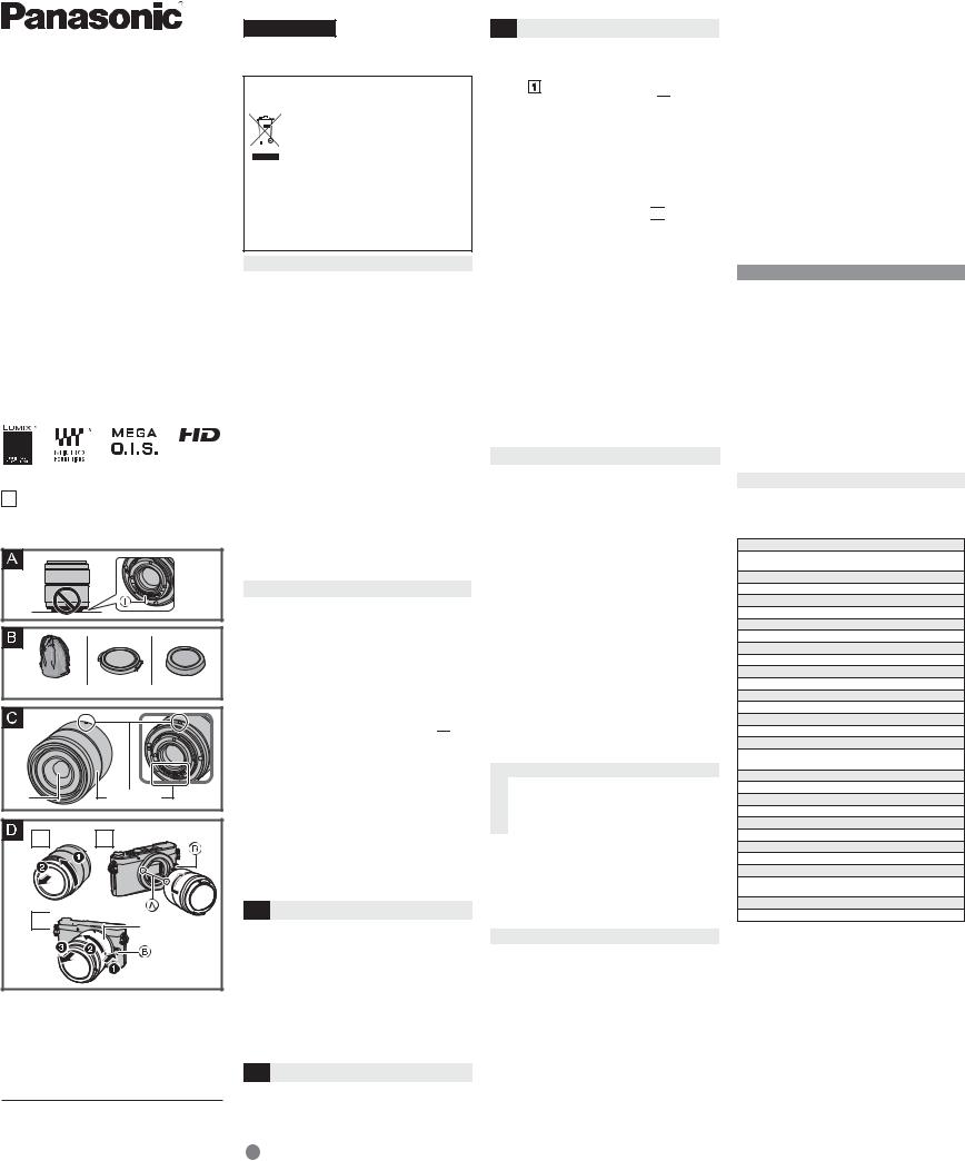 Panasonic HHS030 User Manual