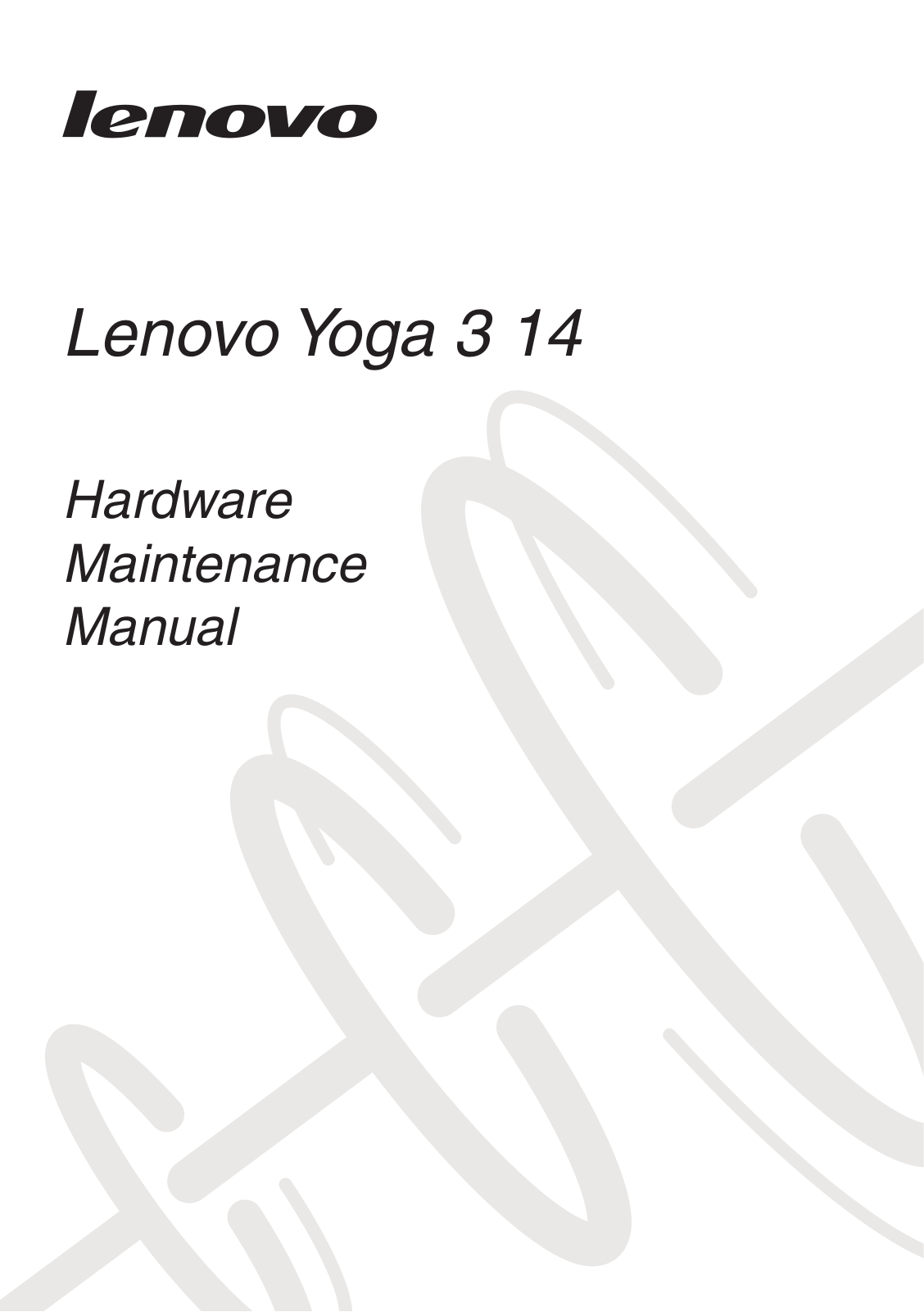 Lenovo Yoga 3 14 User Manual