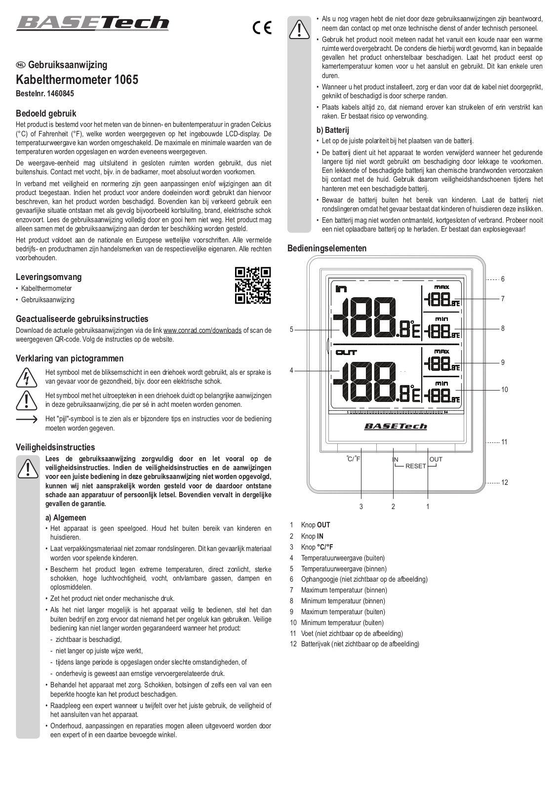 Basetech 1065 User guide