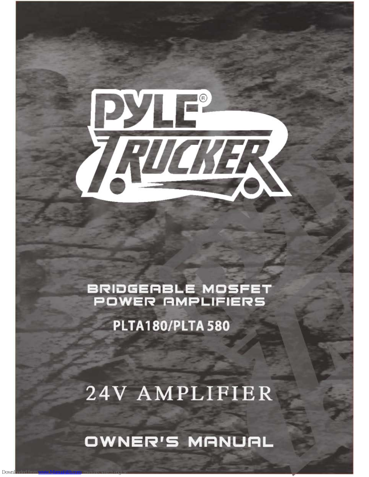 Pyle PLTA180, PLTA580 User Manual - ManualMachine.com