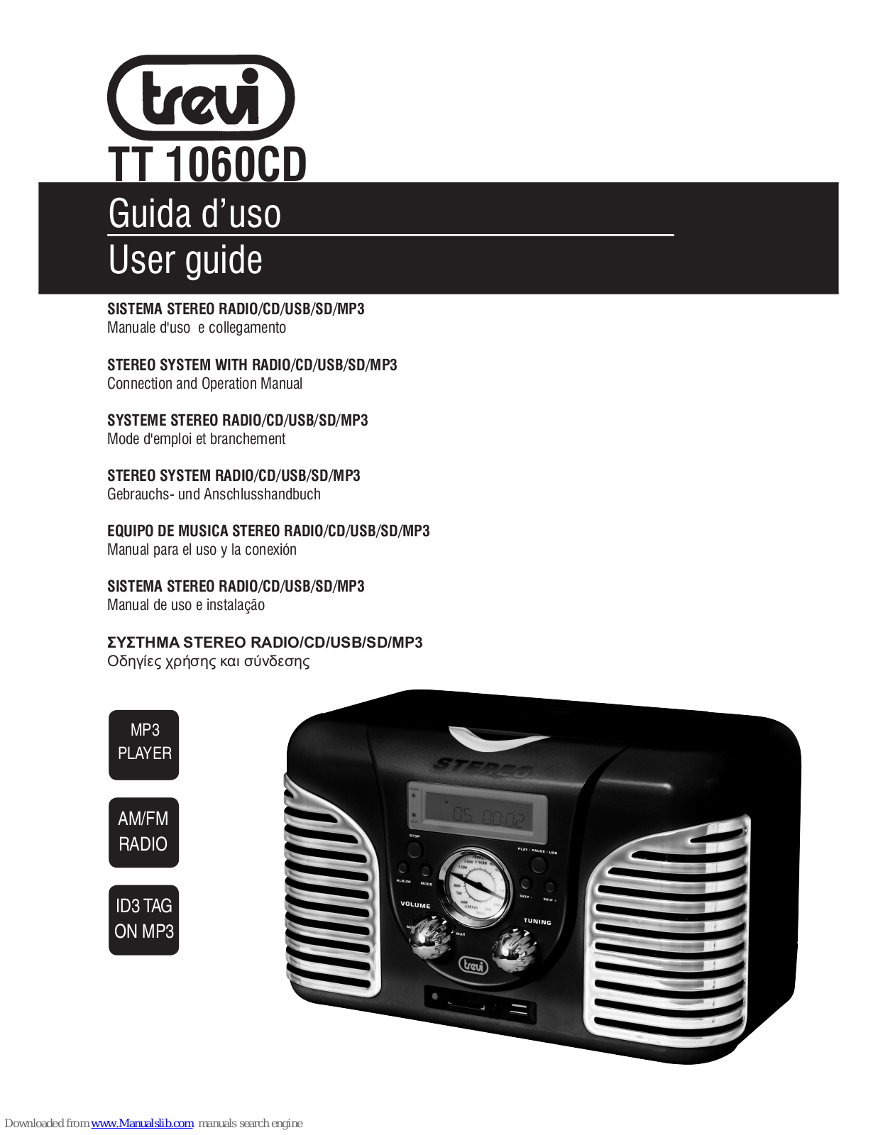 Trevi TT 1060CD User Manual - ManualMachine.com