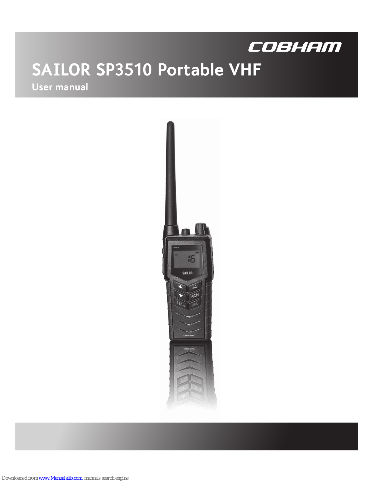 COBHAM SAILOR SP3510 User Manual