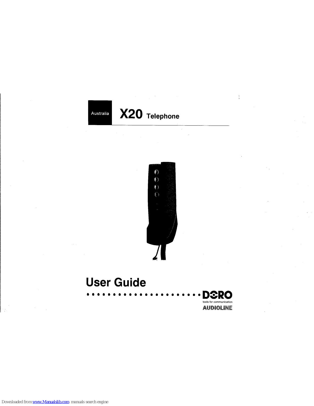 Doro X20 User Manual