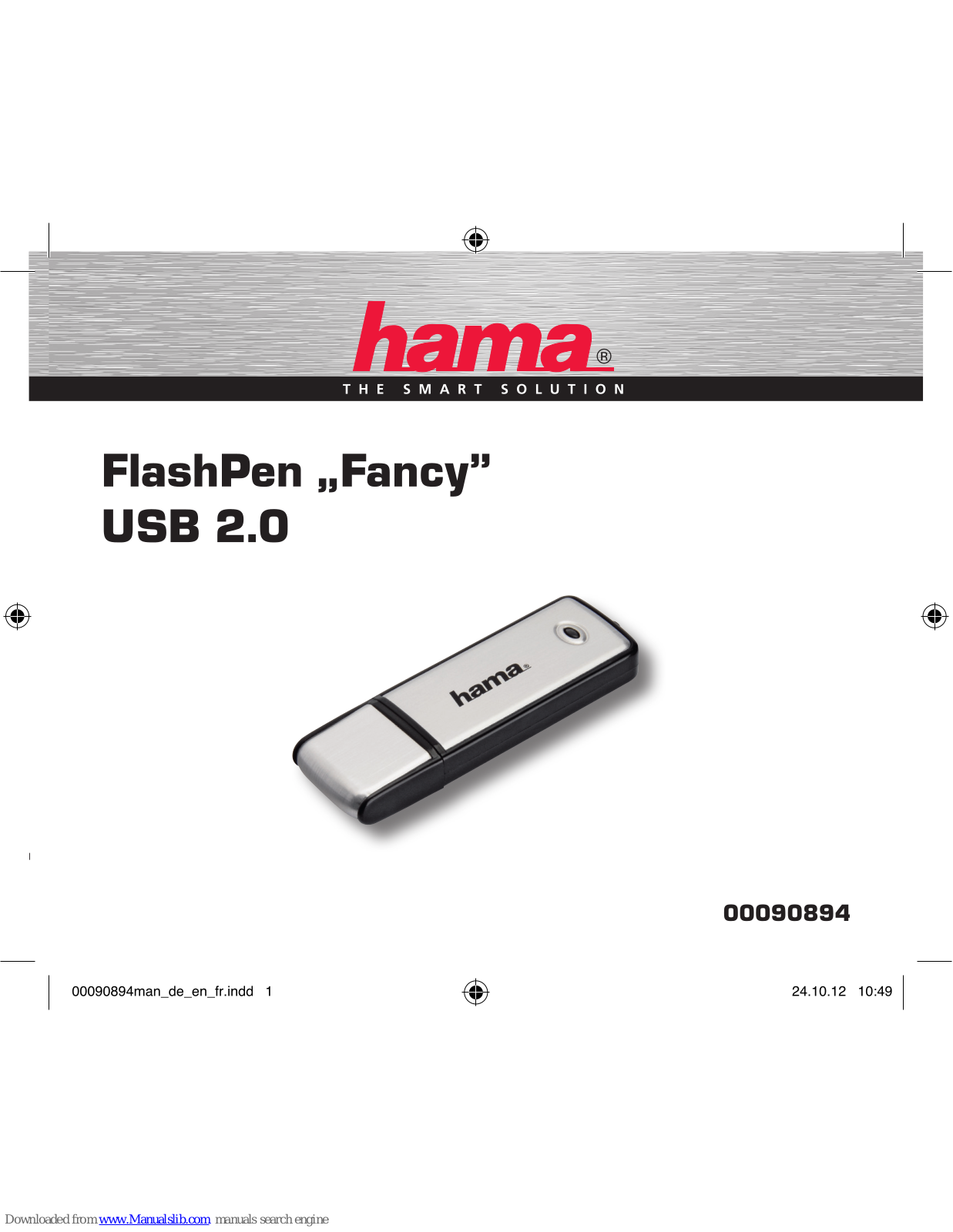 Hama Fancy FlashPen USB 2.0, Fancy FlashPen, 90894 Operating Instruction - ManualMachine.com