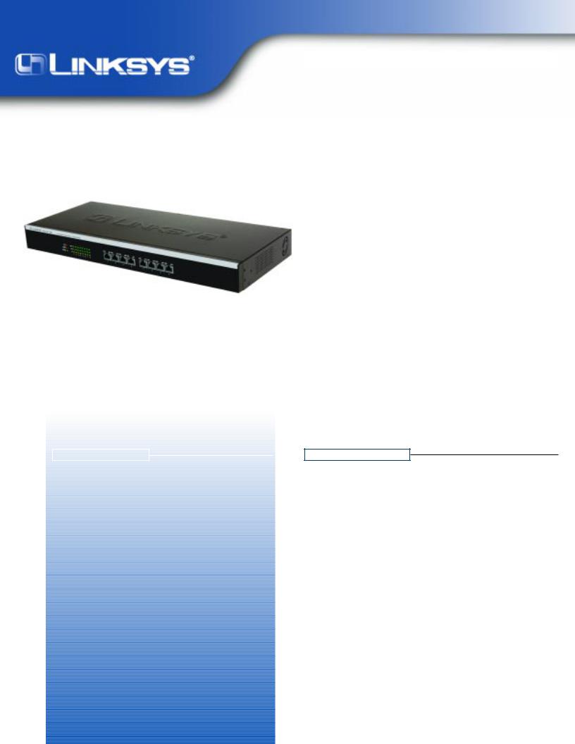 Linksys EF3508 User Manual