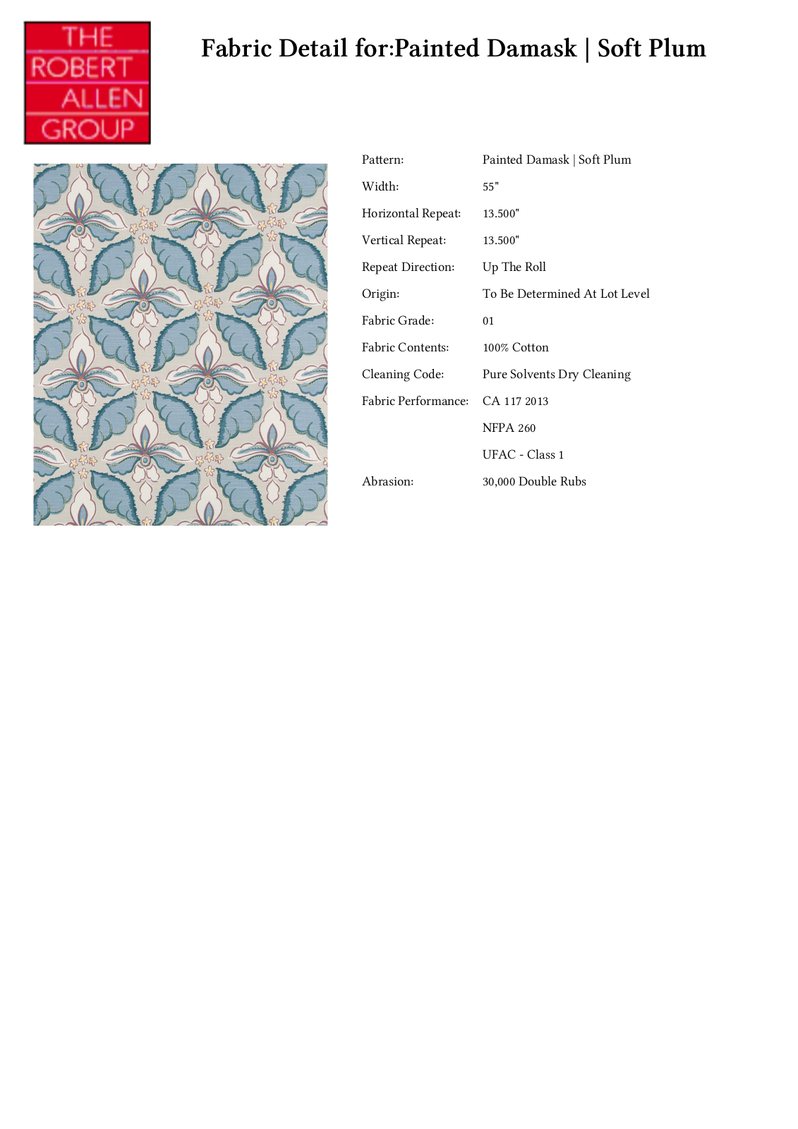 Robert Allen RALF2082 Specifications - ManualMachine.com