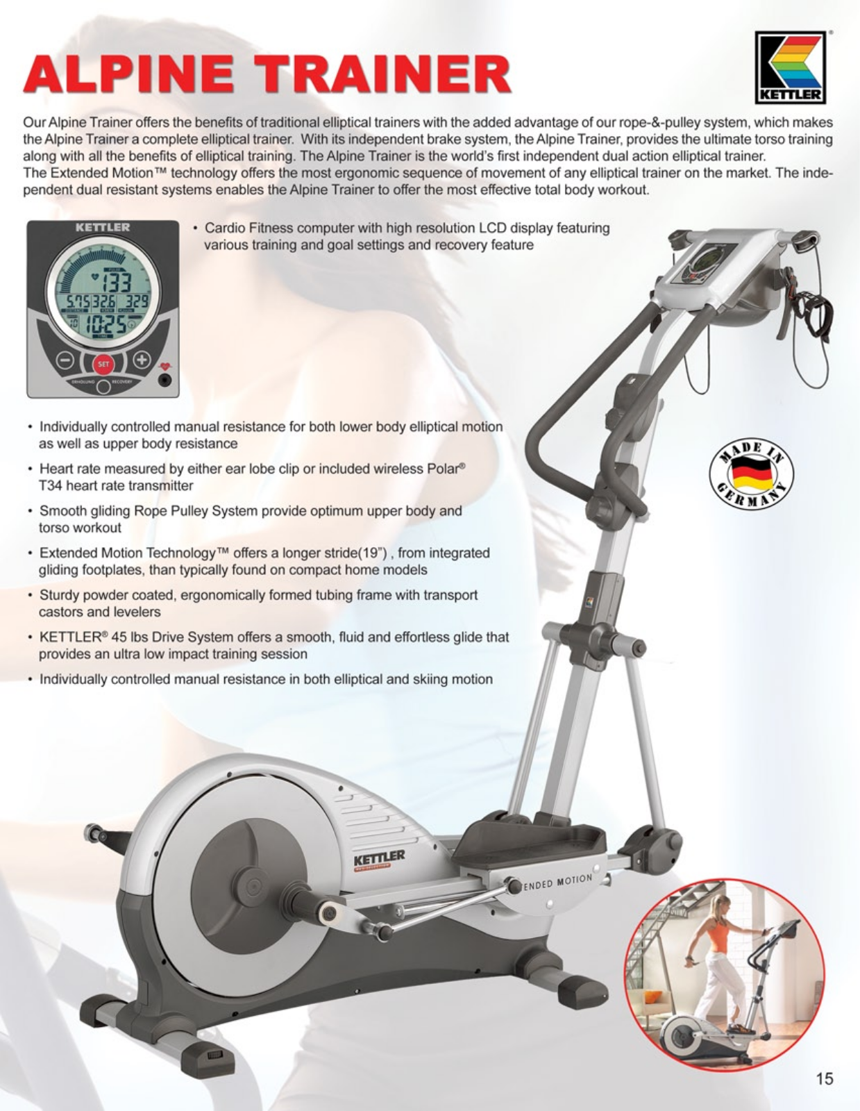 Kettler Alpine Trainer User Manual