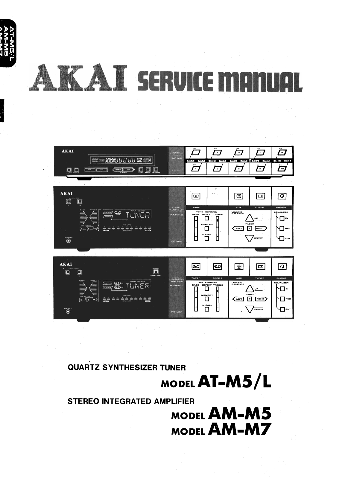 Akai AM-M5 Service Manual