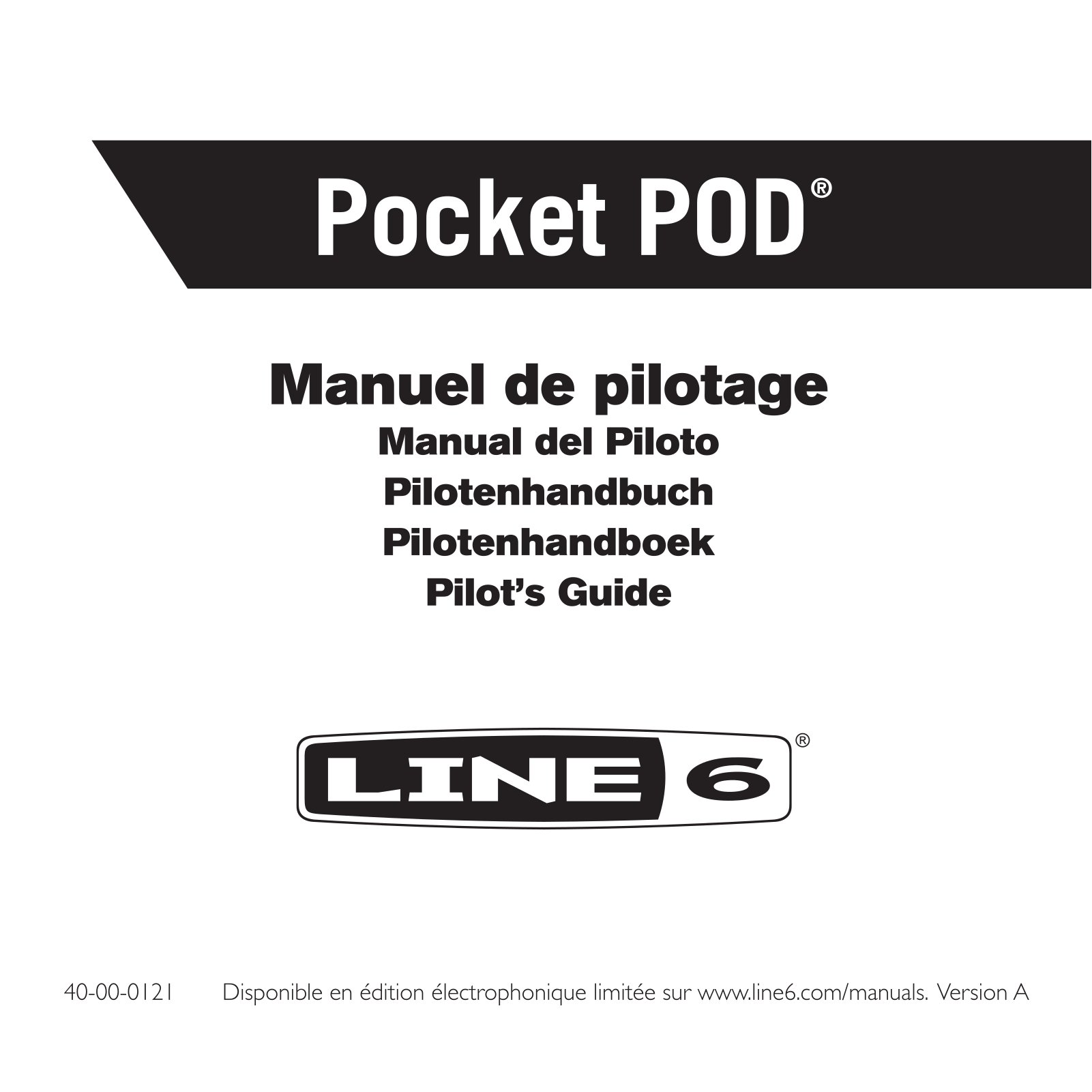 Line 6 Pocket Pod User Manual