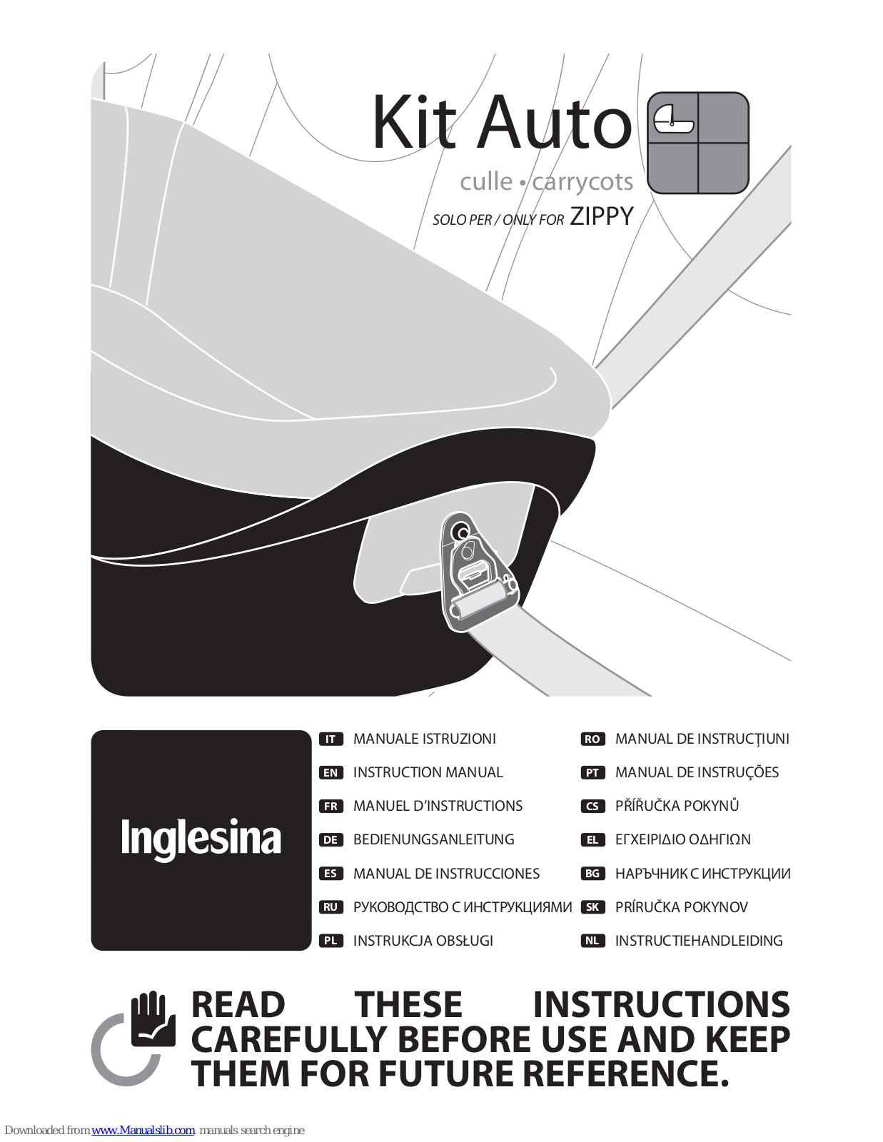 Inglesina Kit Auto Instruction Manual