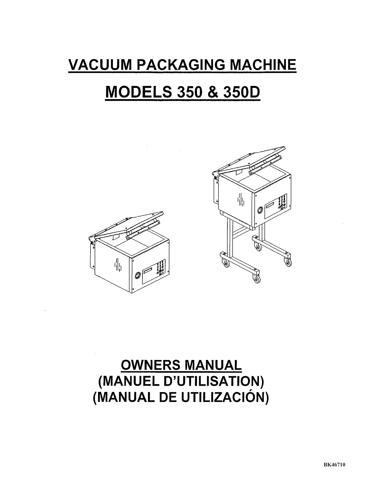 Berkel 350, 350D Operation Manual