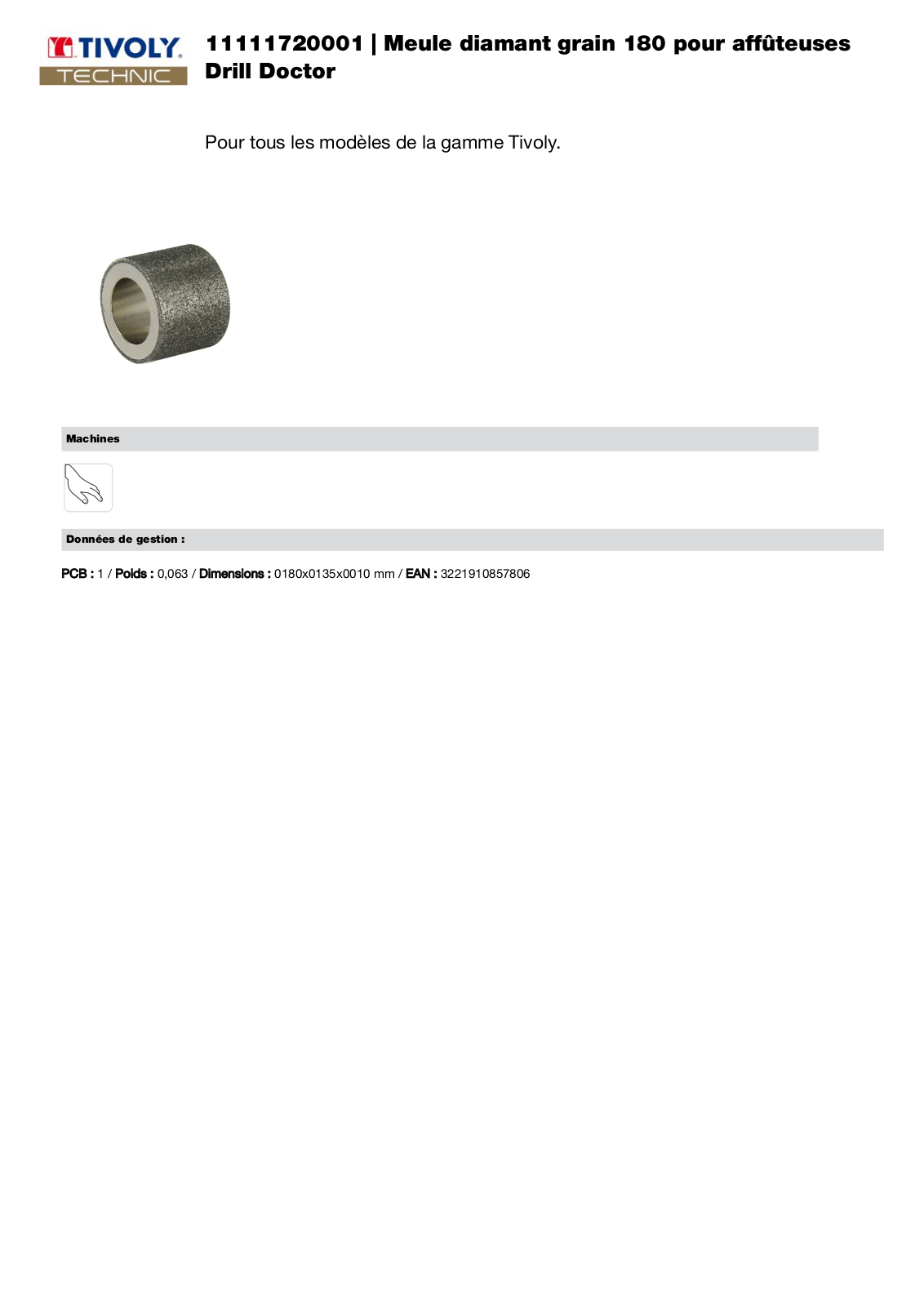 Tivoly 11111720001 Specification - ManualMachine.com
