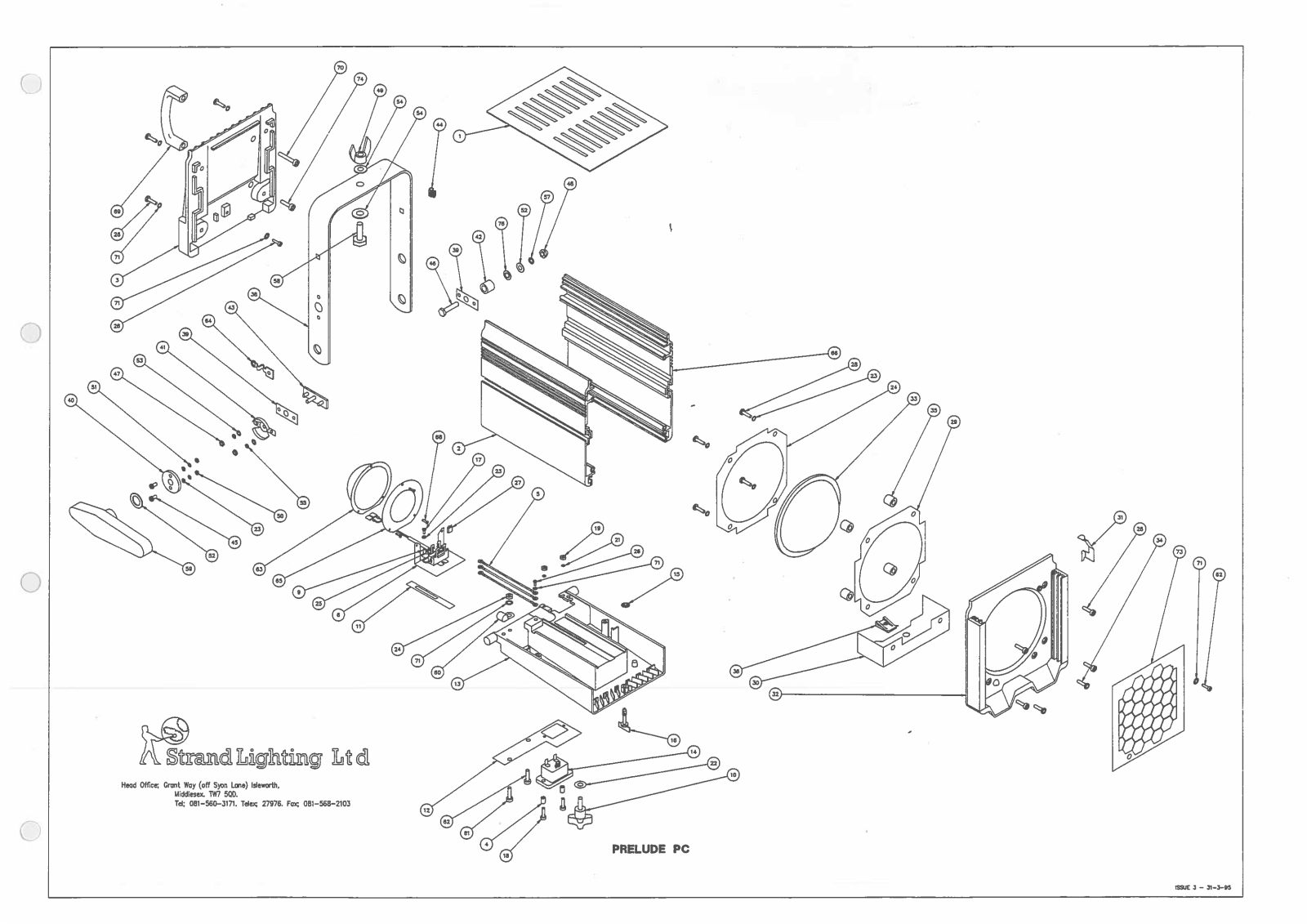 Strand Prelude PC Exploded Diagram - ManualMachine.com