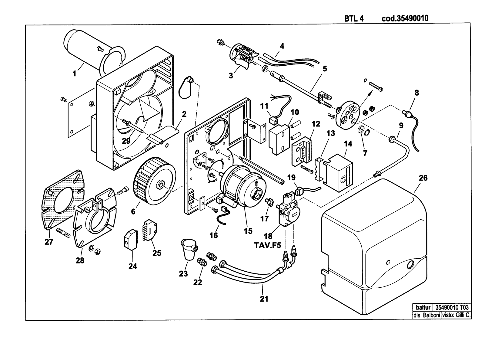 Baltur BTL 4 User Manual