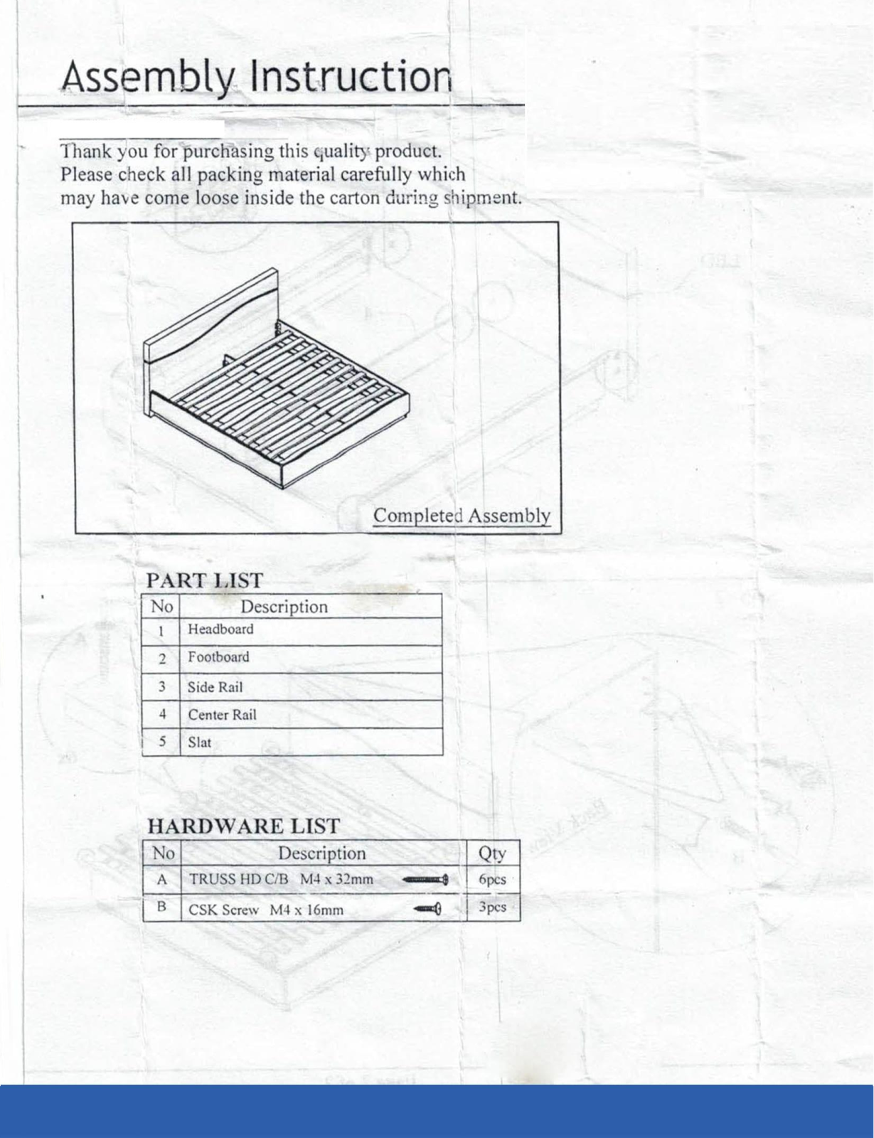 Wade Logan ORNE3225 Assembly Instruction - ManualMachine.com