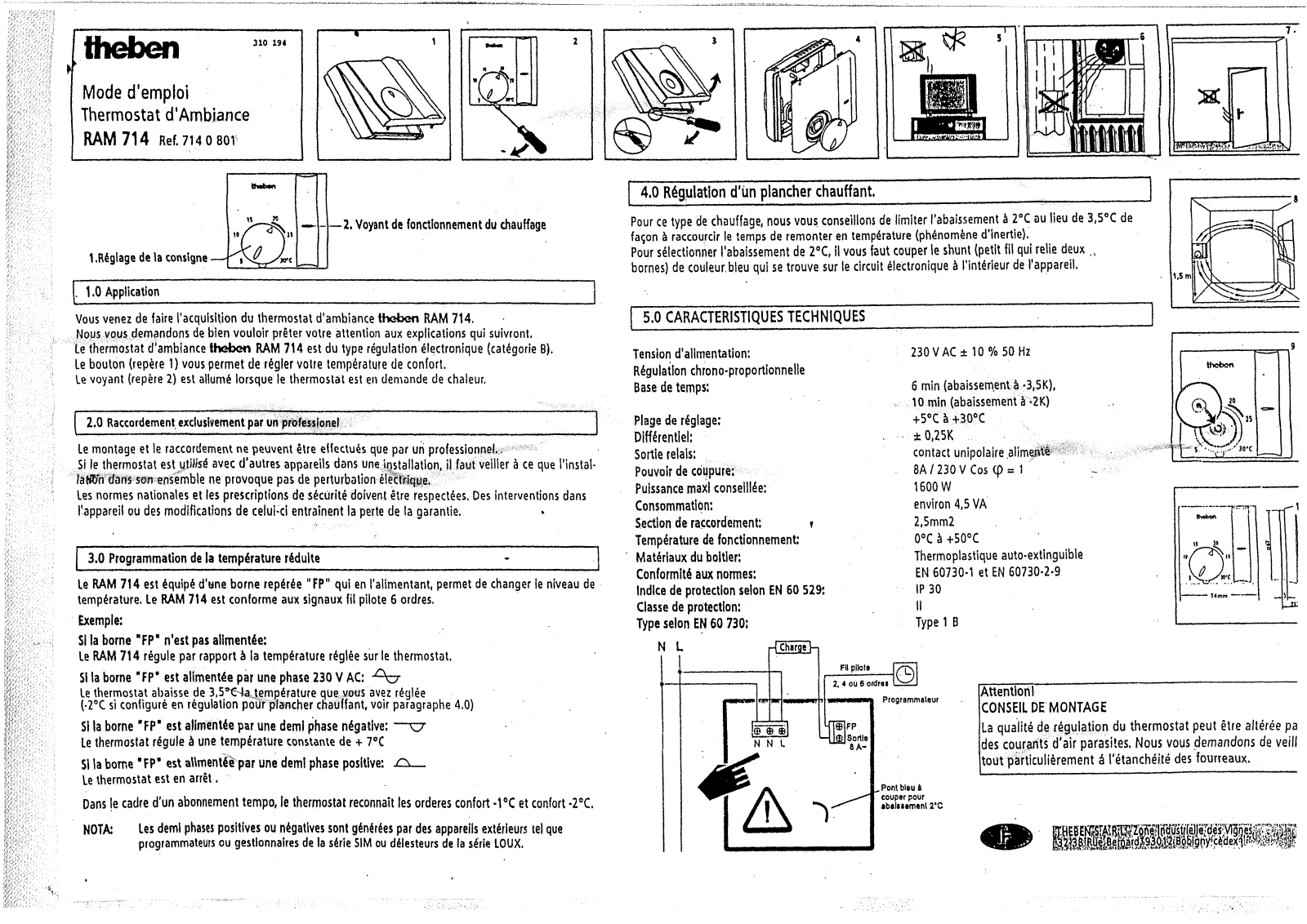 Theben RAM 714 User Manual