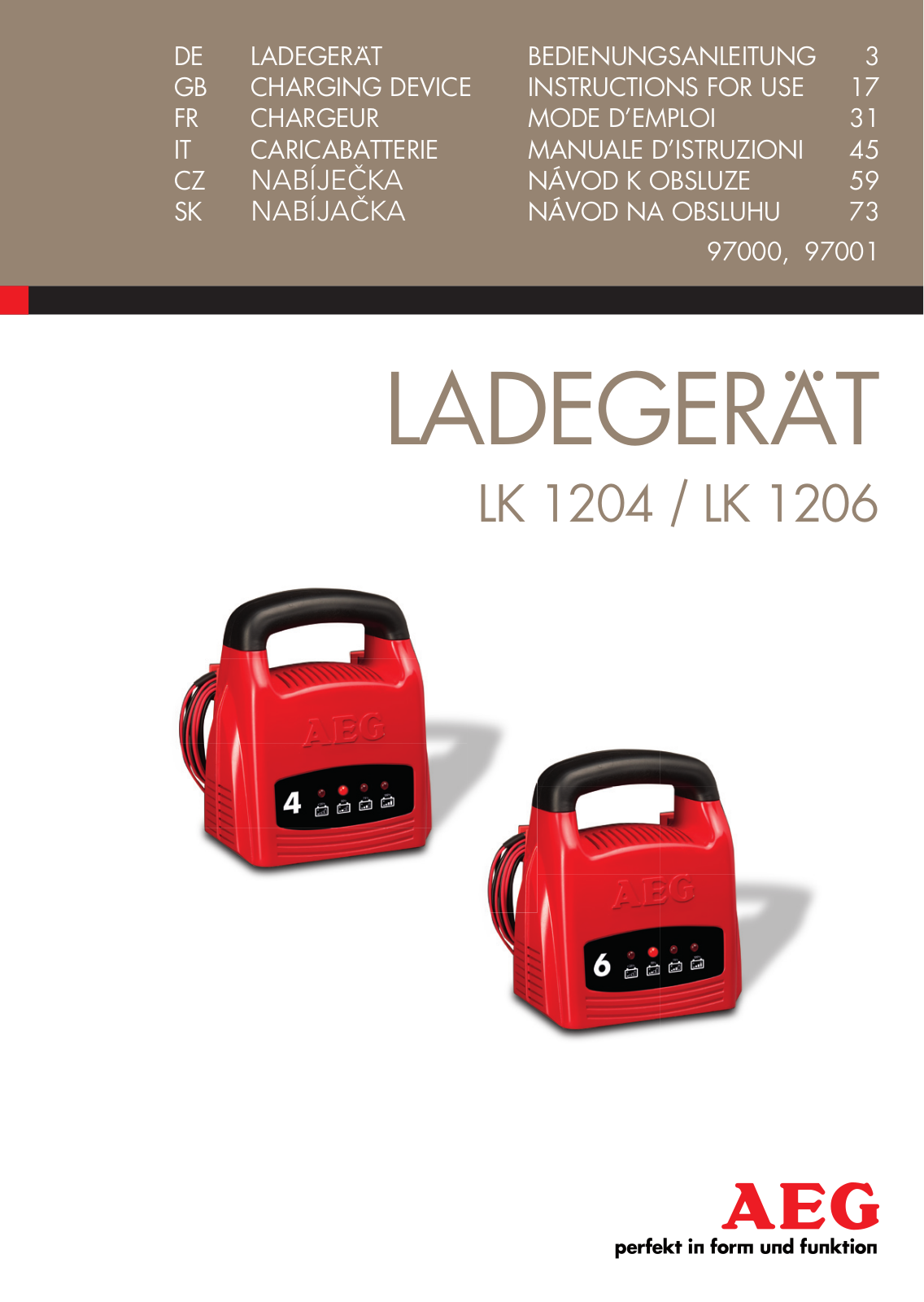 AEG LK 1206 User guide - ManualMachine.com