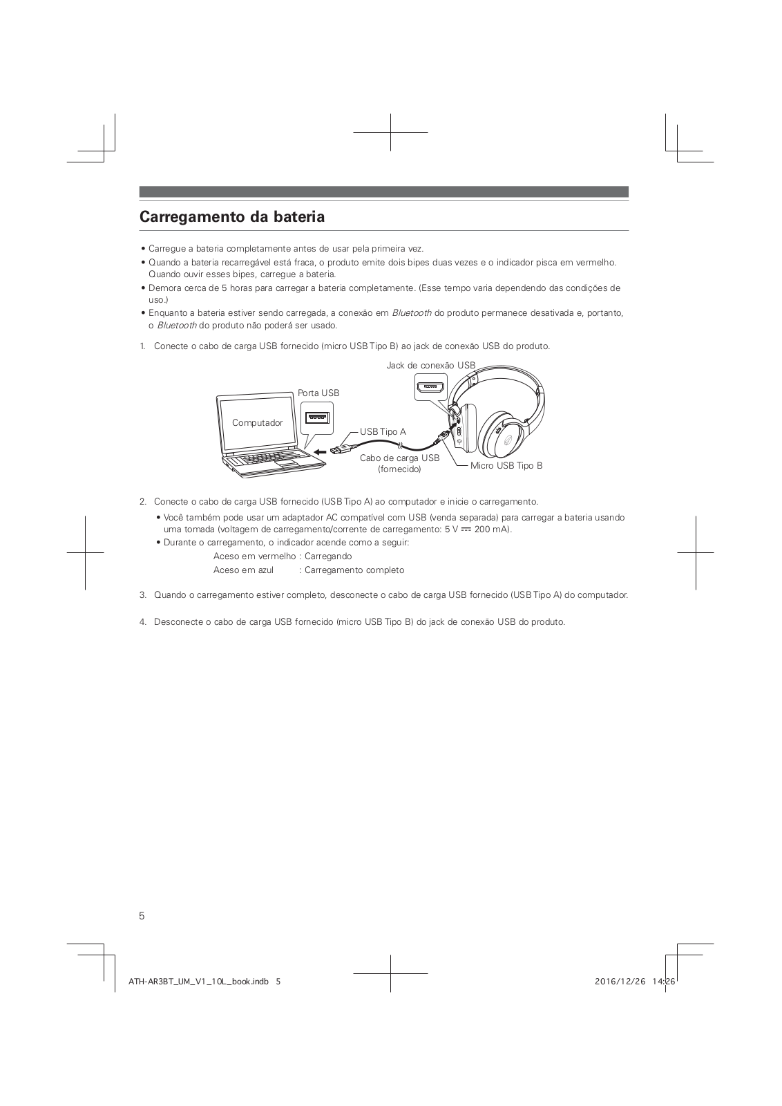 Audio Technica AR3BT Users Manual