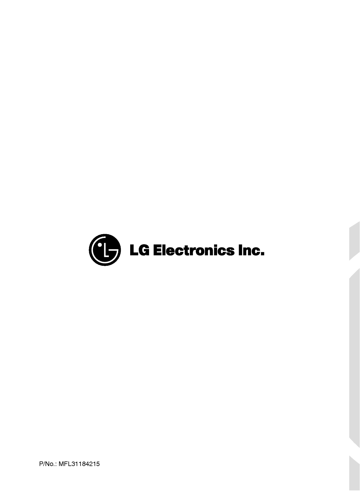 LG WD-14420FD User Manual