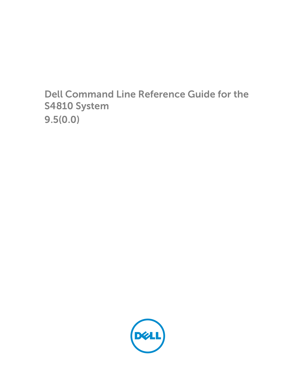 Dell Force10 S4810P Command Line Reference Guide