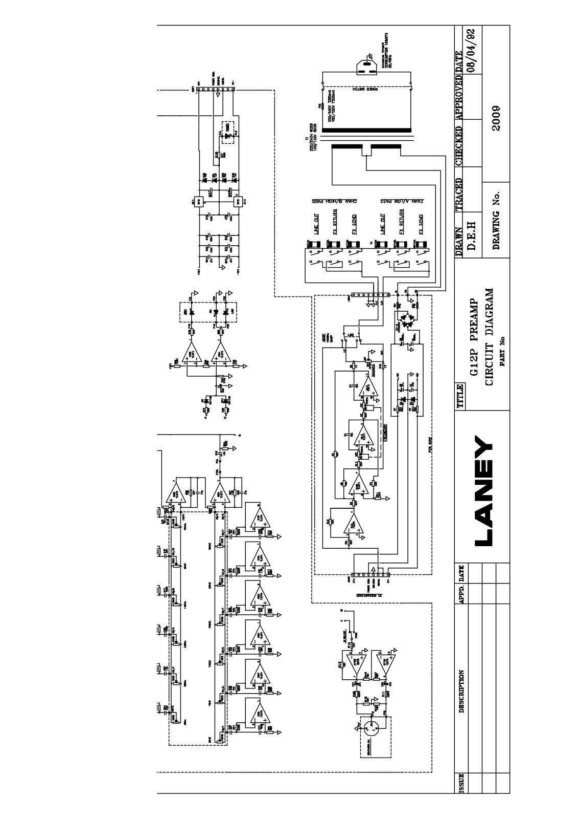 Laney G12P Service Manual