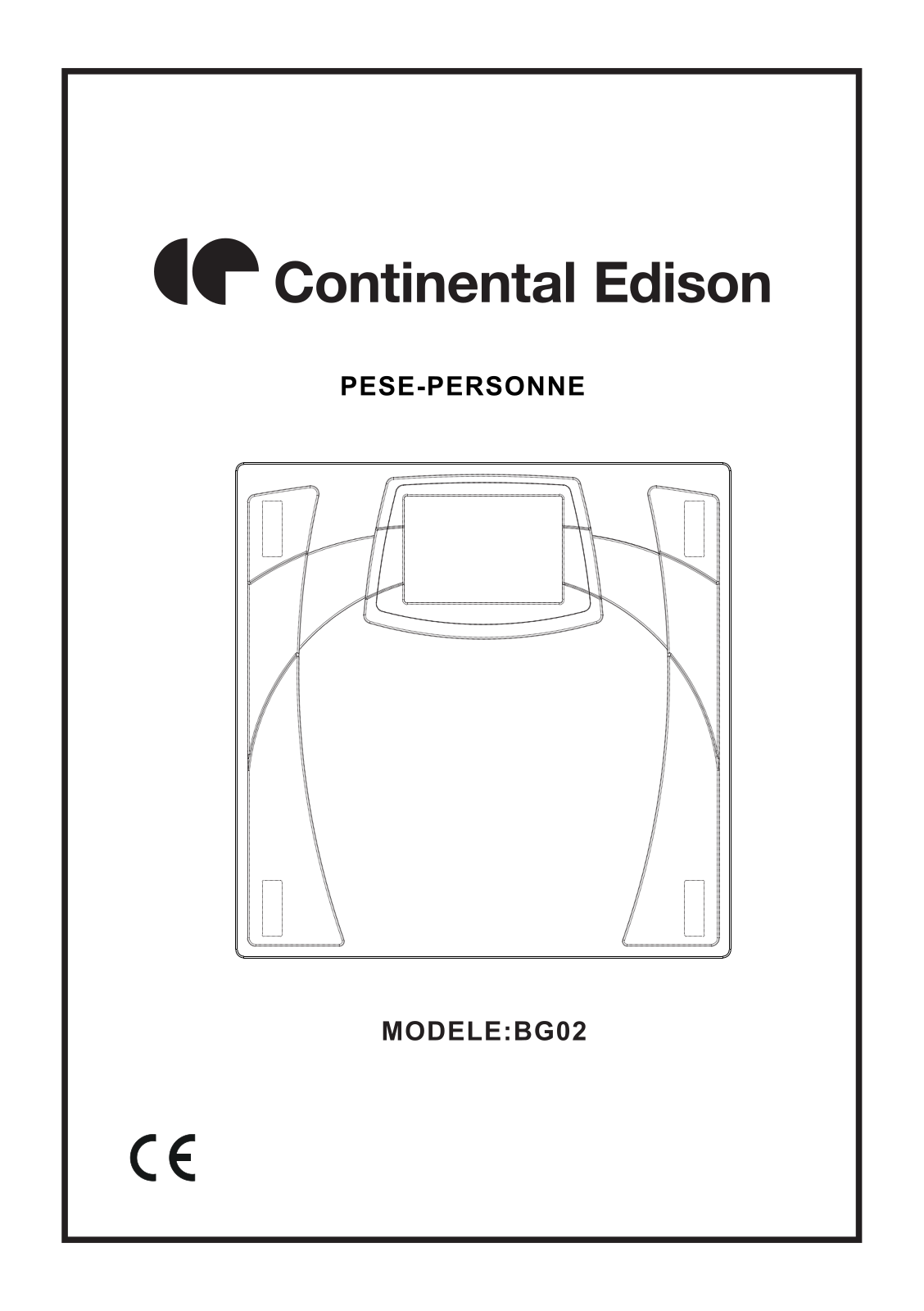 Continental edison BG02 User Manual