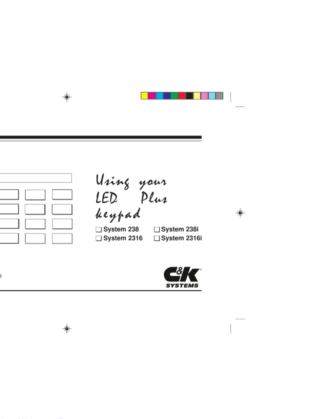 C&K systems System 238 User Manual