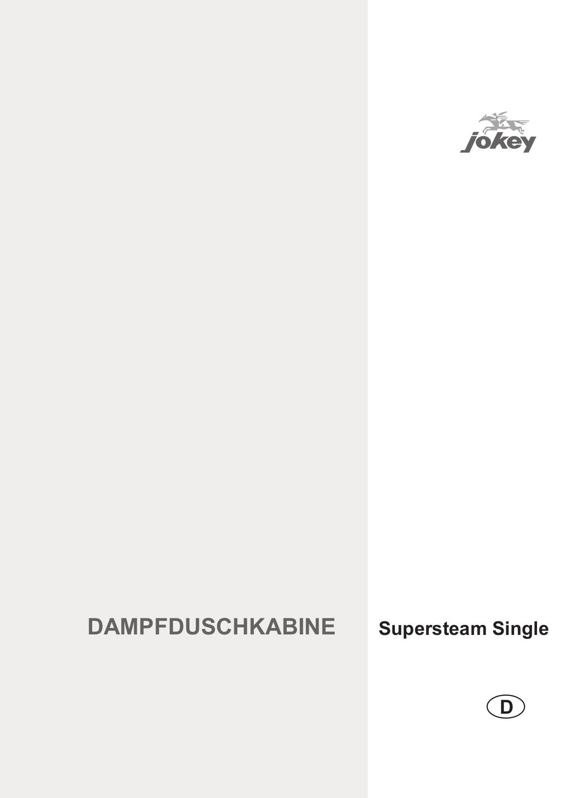 Jokey Supersteam Single User Manual