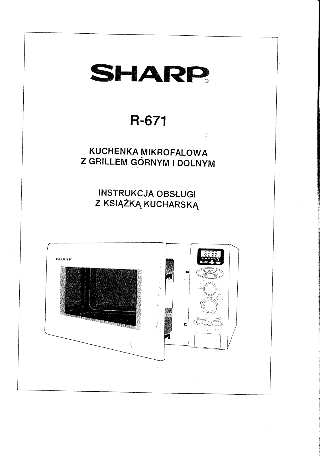 Sharp R-671 User Manual