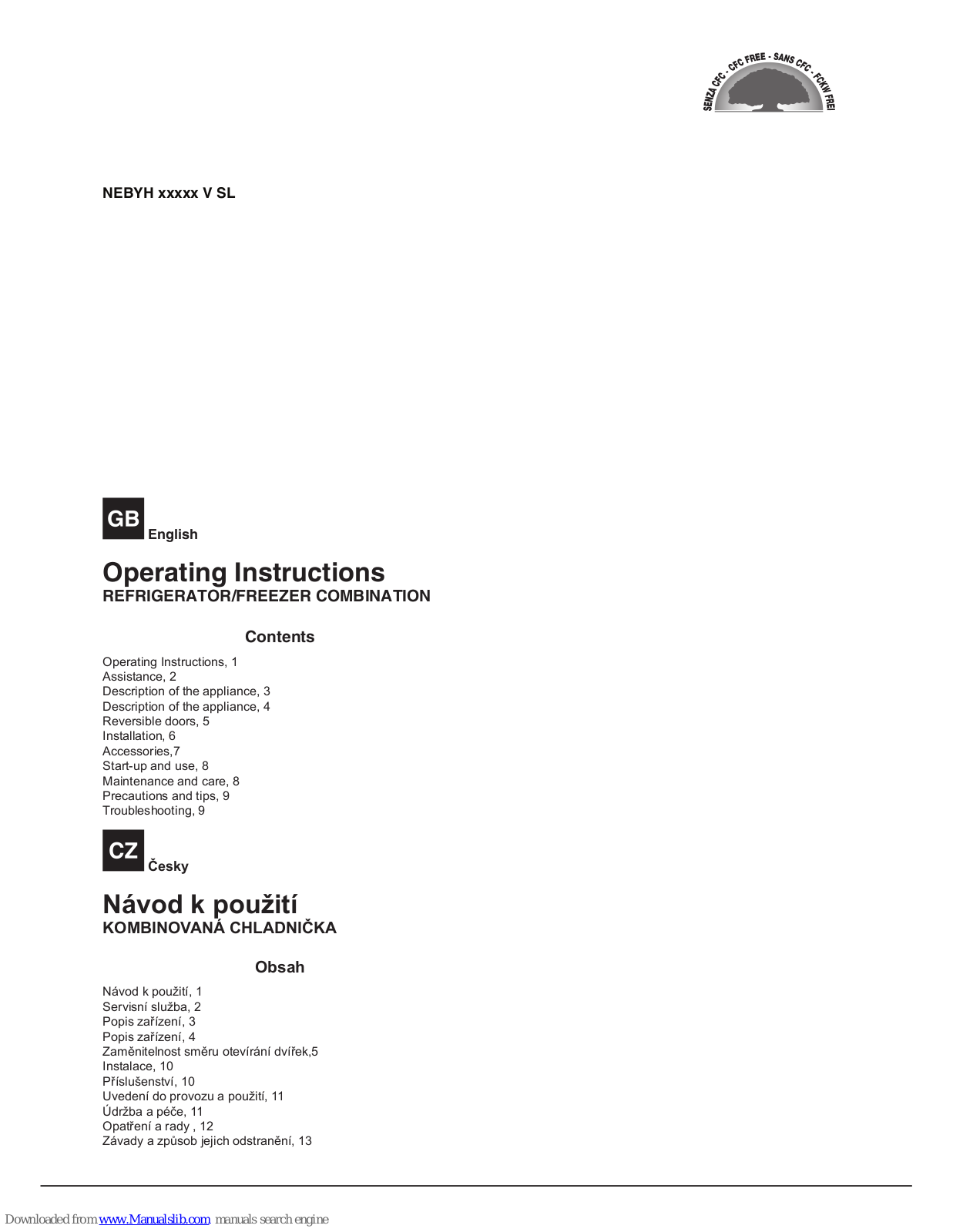 Hotpoint Ariston NEBYH xxxxx V SL Operating Instructions Manual