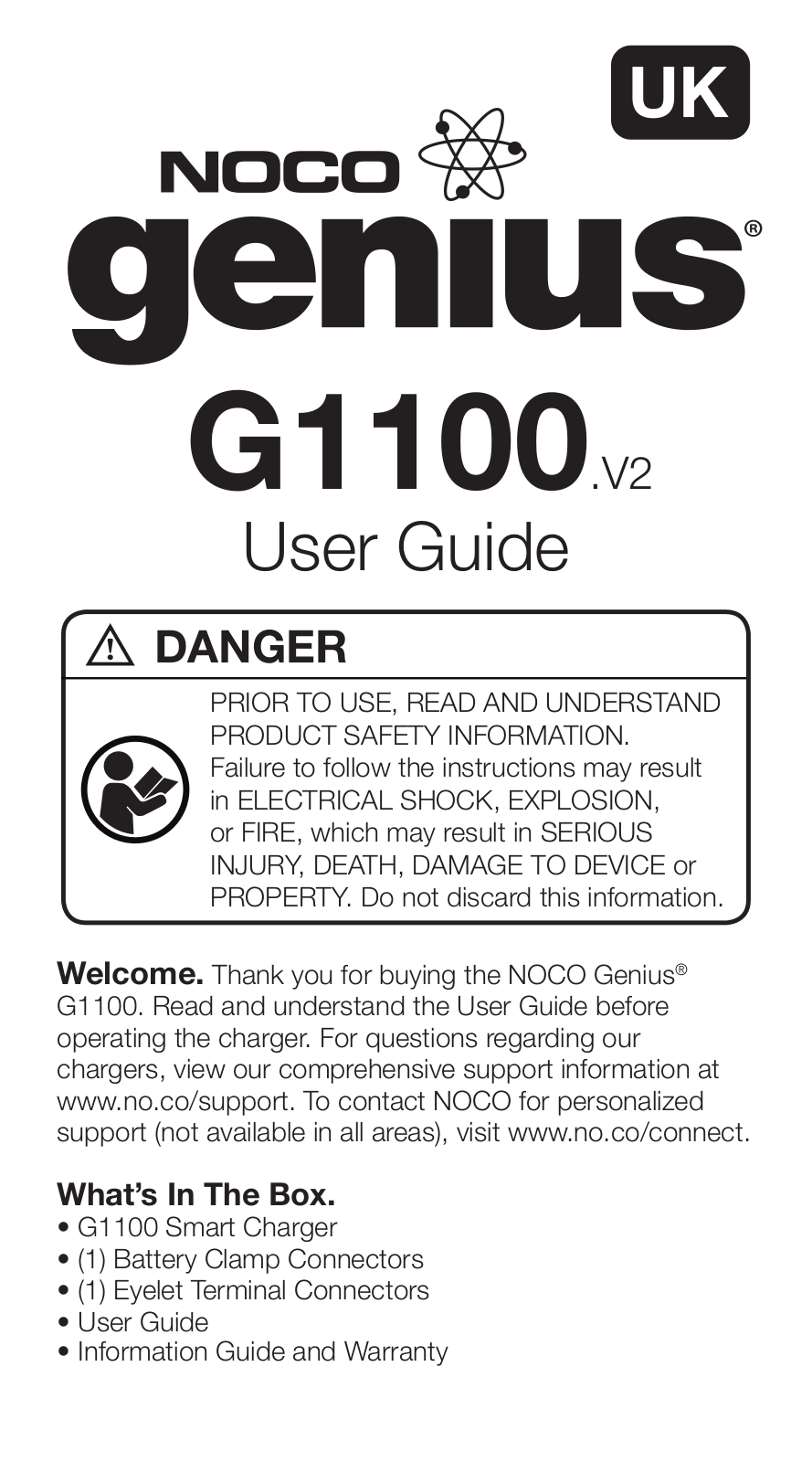 Noco G1100 User Manual