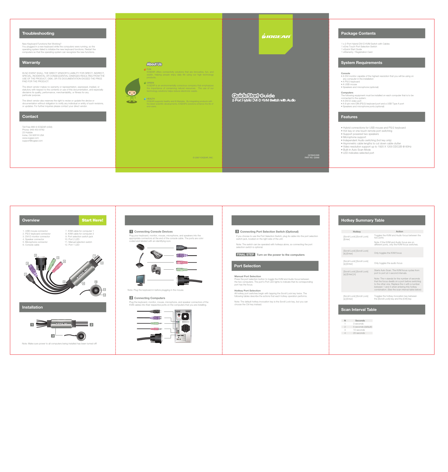 IOGear GCS942UW6-Q0580, GCS942UW6 User Manual