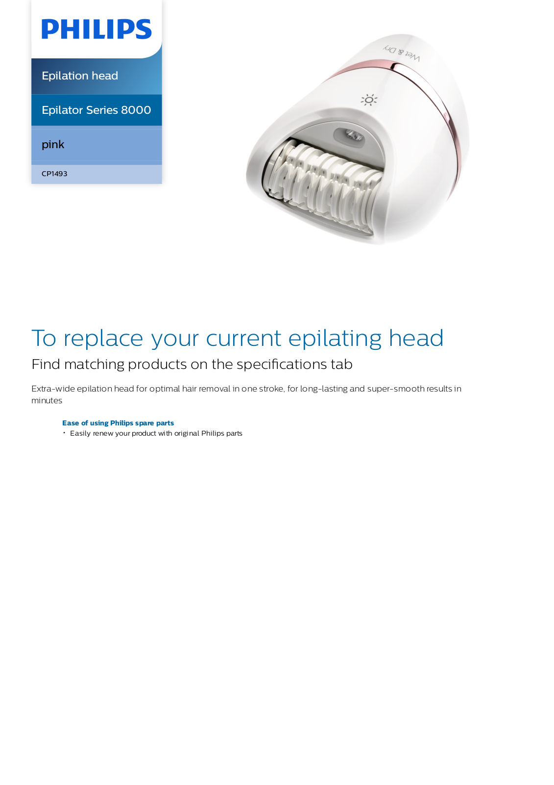 Philips CP1493/01 leaflet - ManualMachine.com
