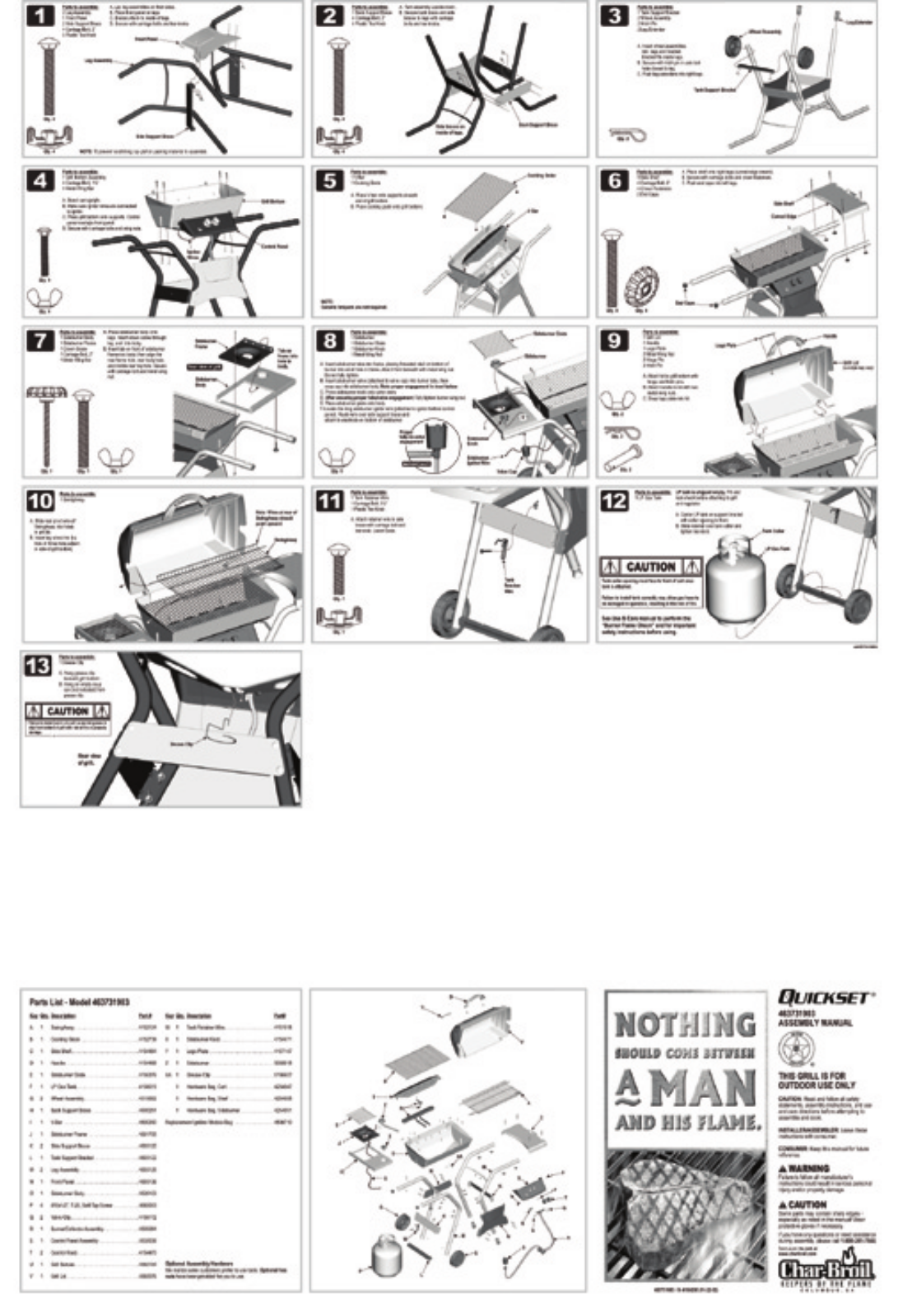 Charbroil 463731903 Owner's Manual