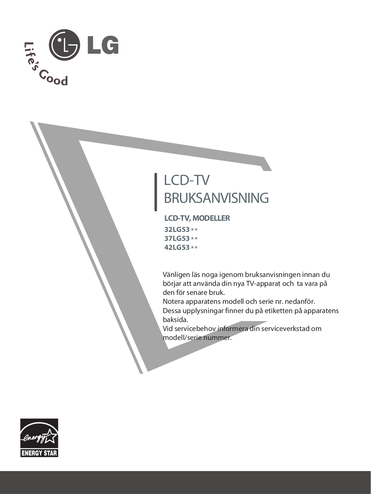 Lg 375300 User Manual