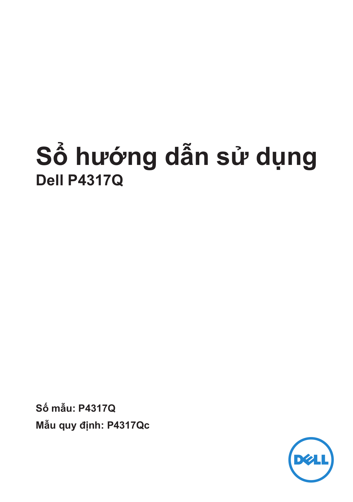 Dell P4317Q User Manual